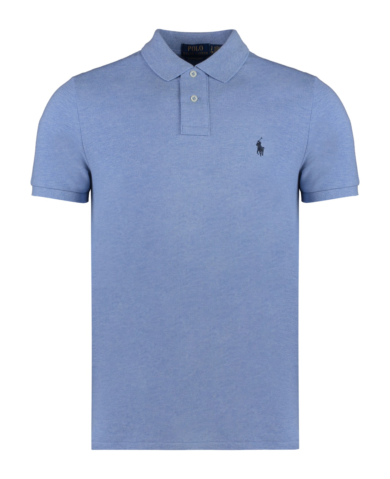 Polo Ralph Lauren Cotton-piqué Polo Shirt - Light Blue
