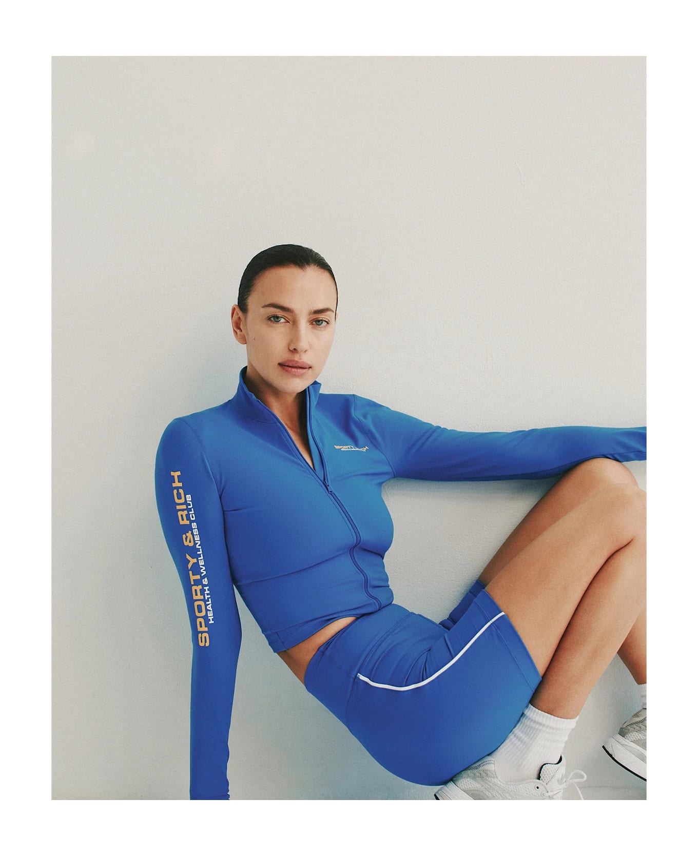 Sporty 
Rich Bold Health Biker Short - Paris Blue