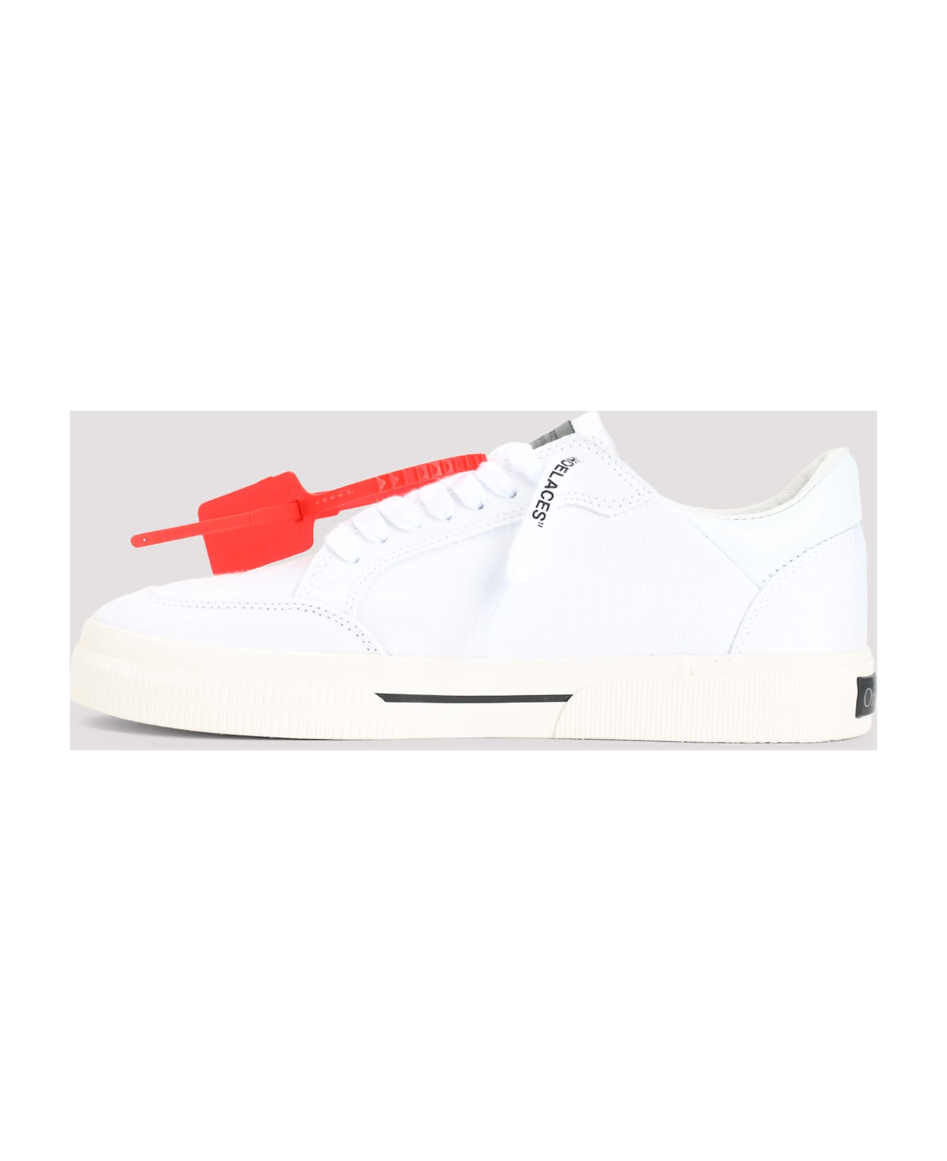 Off-White New Low Vulcanized Canvas Sneakers - WHITE