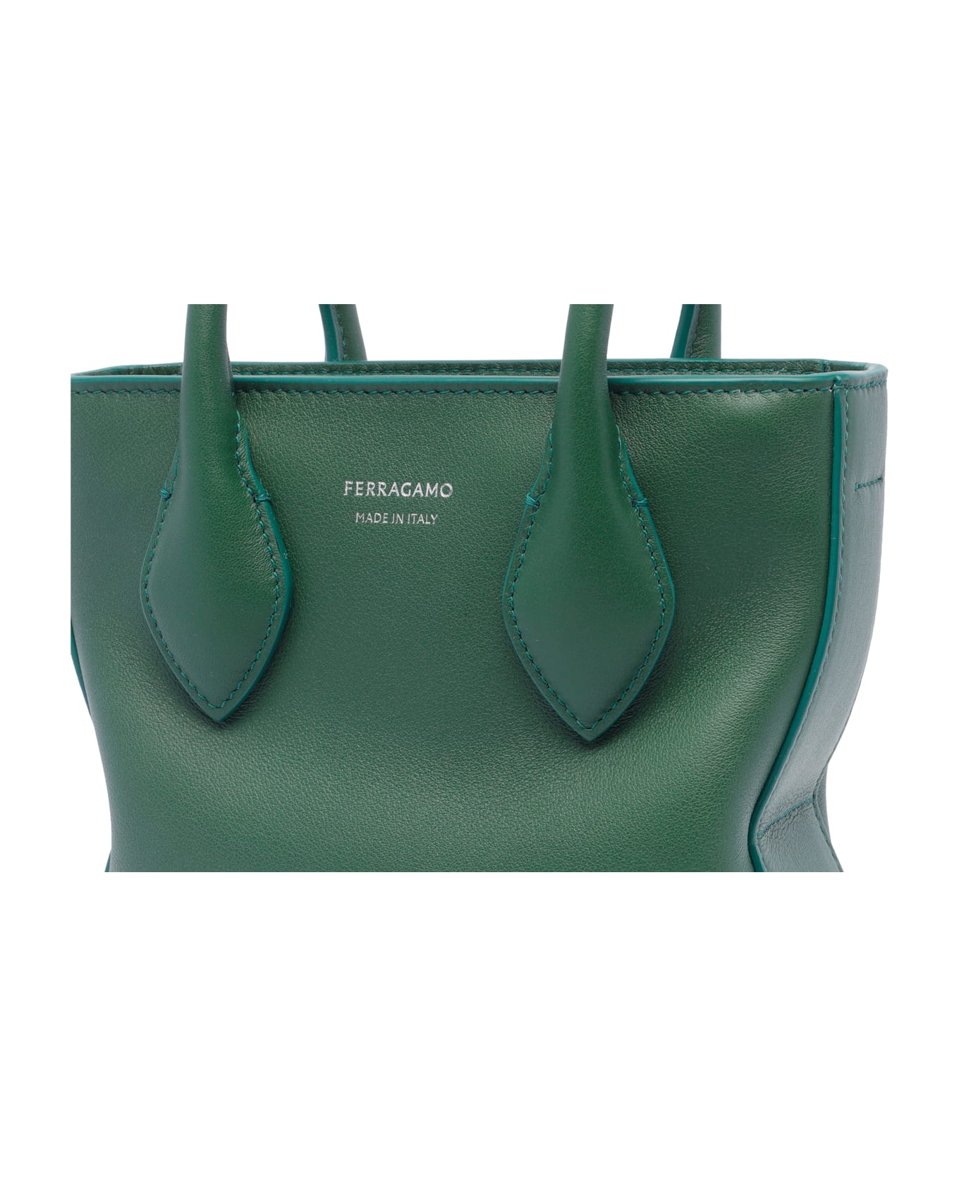 Ferragamo Small Tote Bag - Green