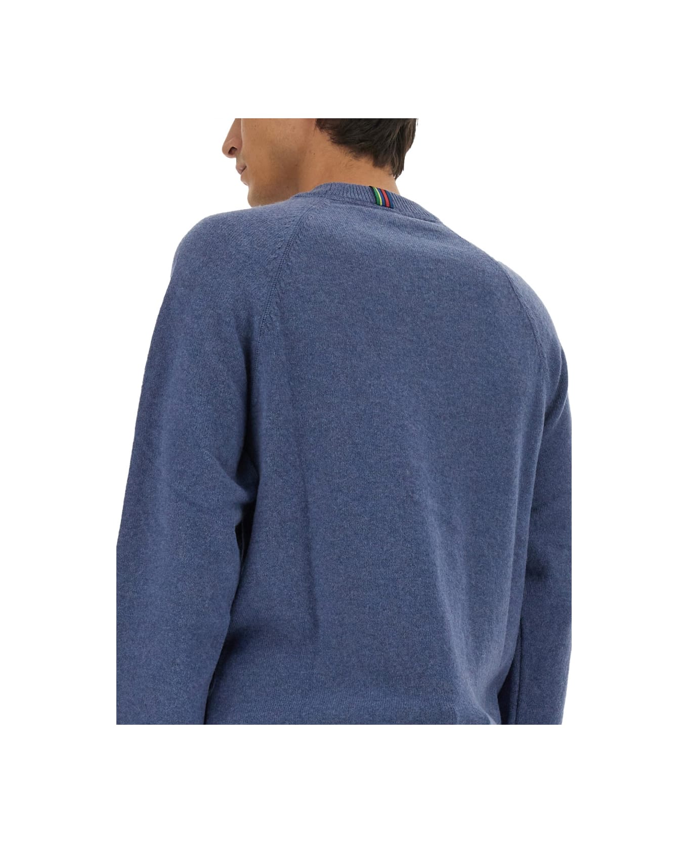PS by Paul Smith Wool Jersey. - BLUE ニットウェア