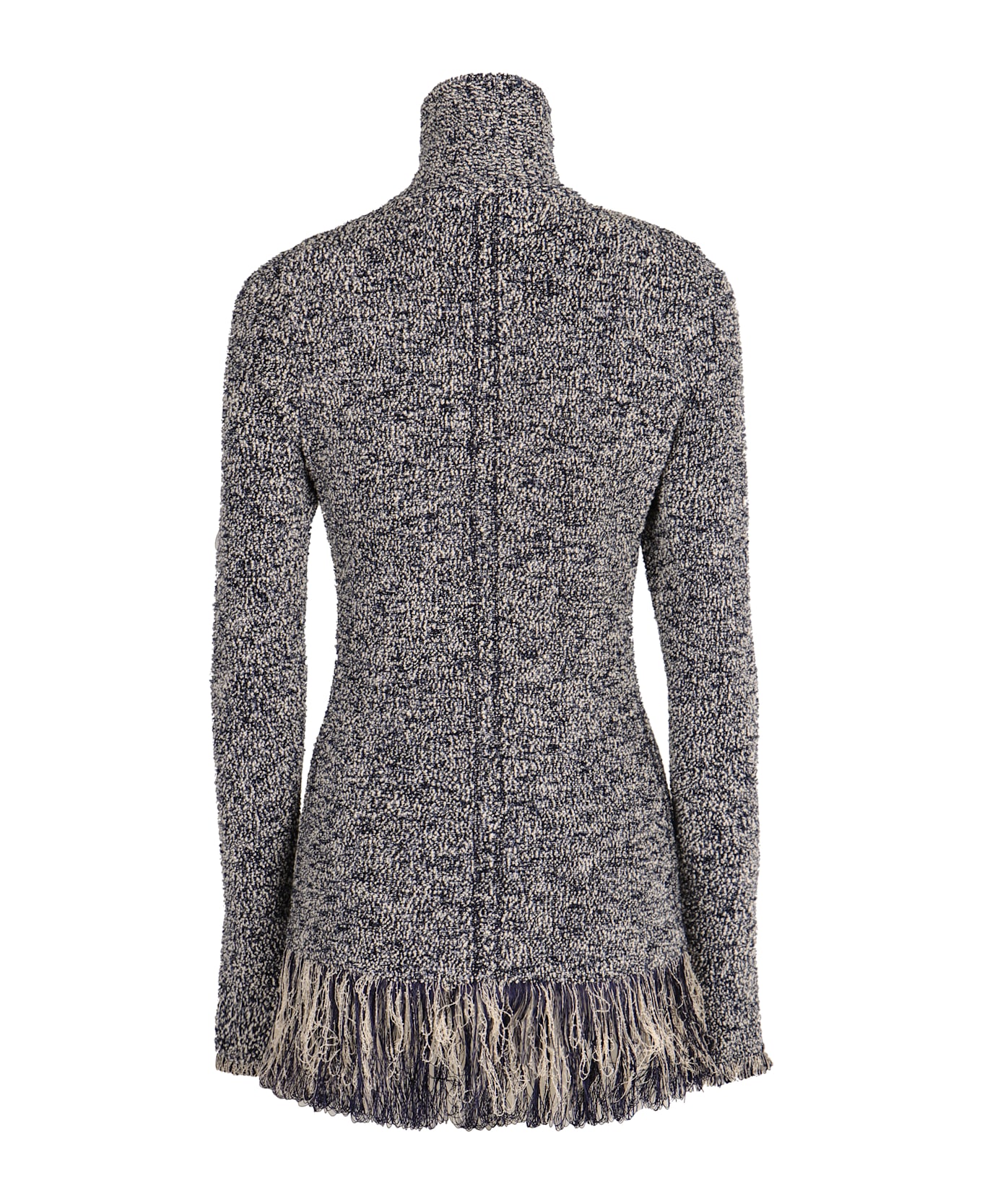 Paco Rabanne Full-zip Cotton Cardigan - blue