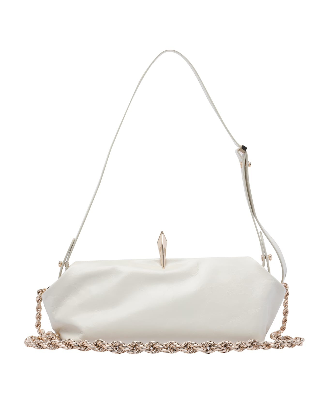 Benedetta Bruzziches Sophia La Petite Shoulder Bag - White