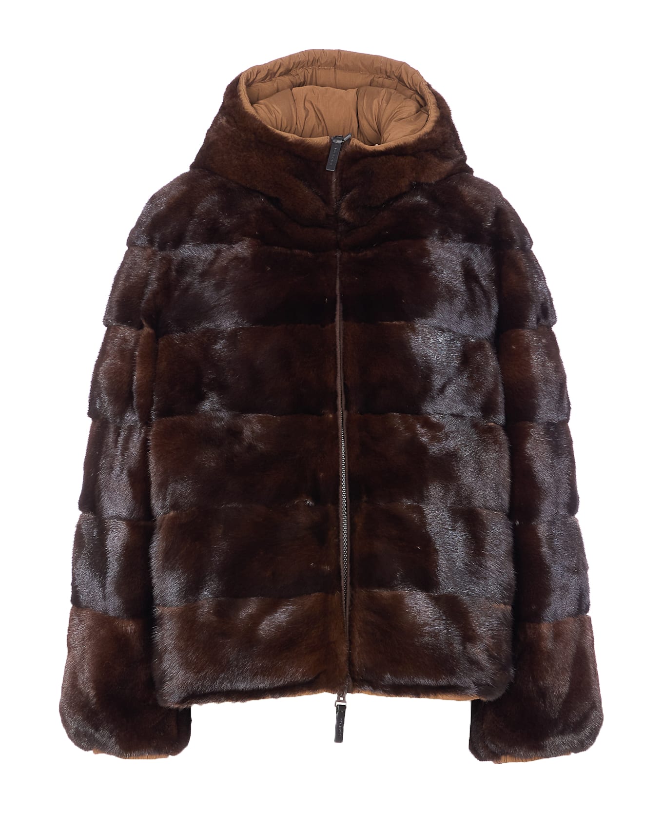 Yves Salomon Doudoune Reversible Down Jacket - Beige