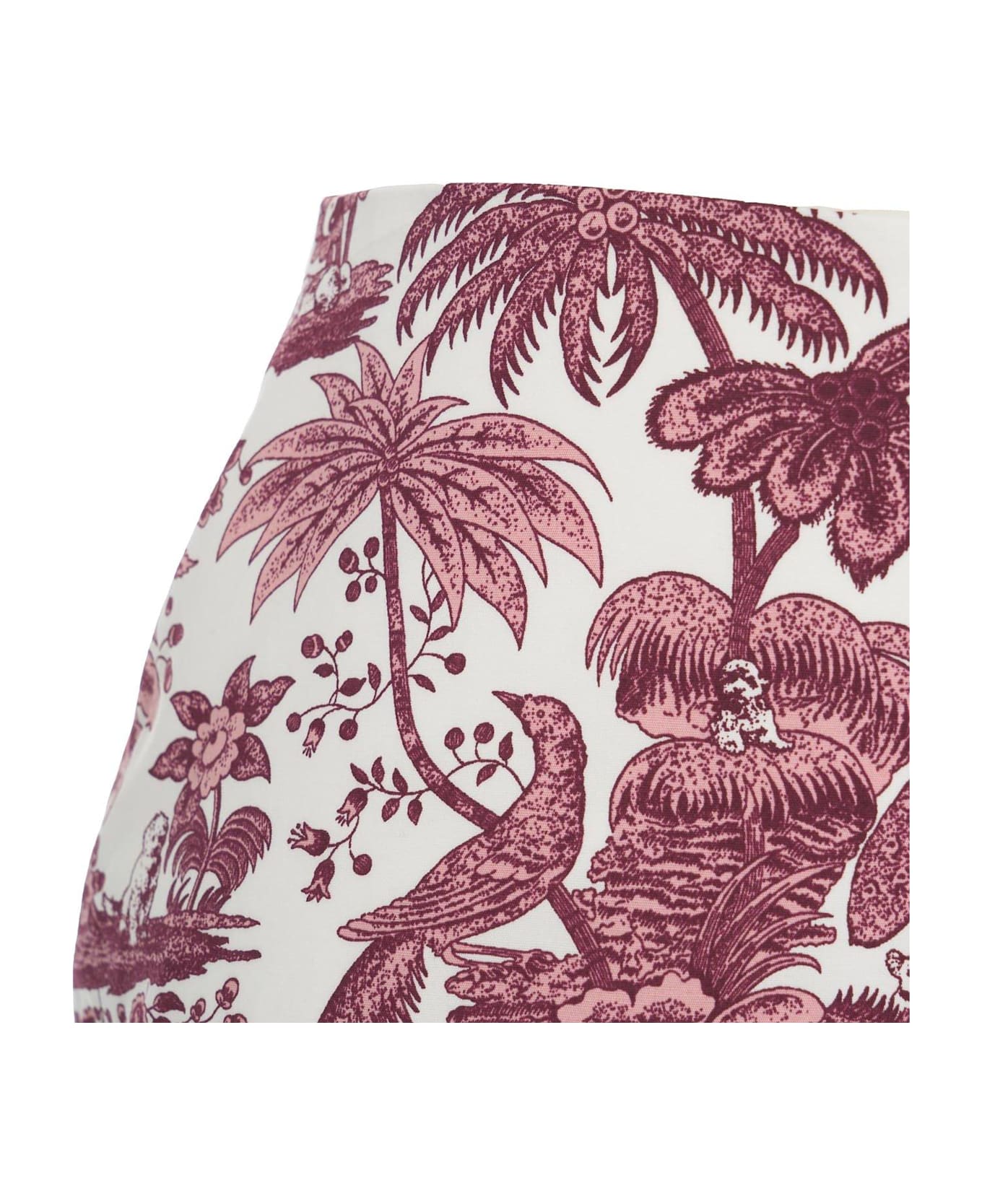 STAUD Procida Skirt - BORDEAUX