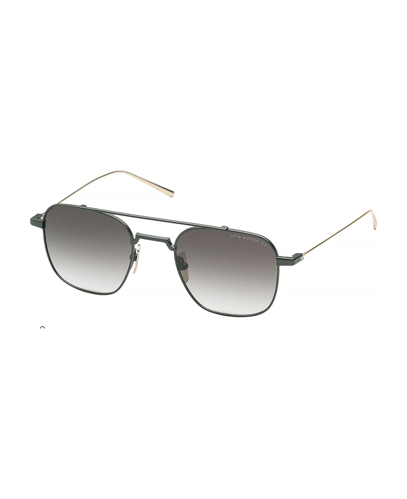 Dita DTS163/A/02 ARTOA.27 Sunglasses - Black Iron_white Gold