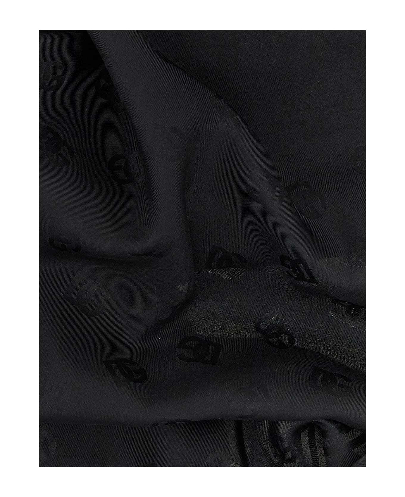 Dolce 
Gabbana Logo Scarf - Black  