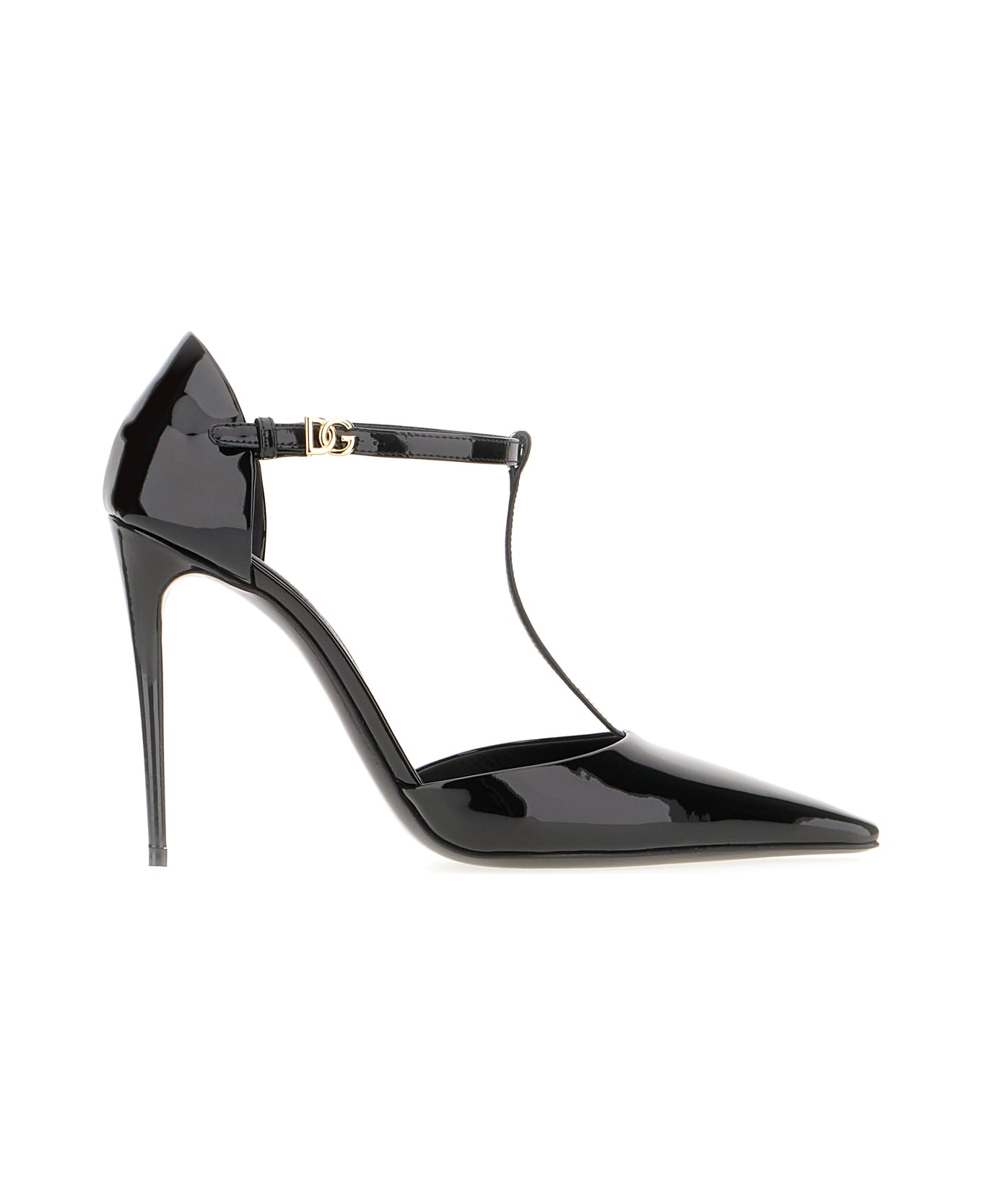 Dolce & Gabbana Black Leather Pumps - Nero