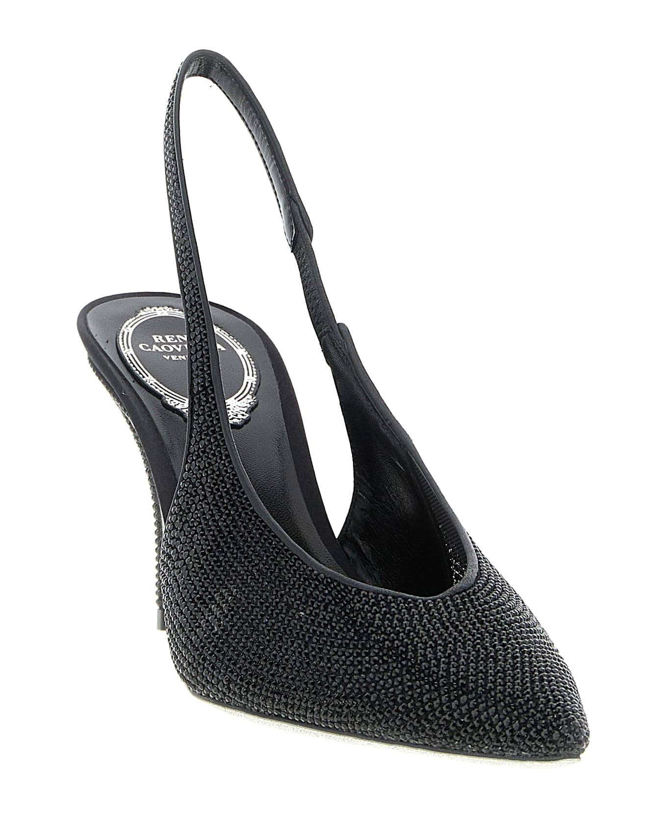 René Caovilla 
jinny
 Slingback - Black  