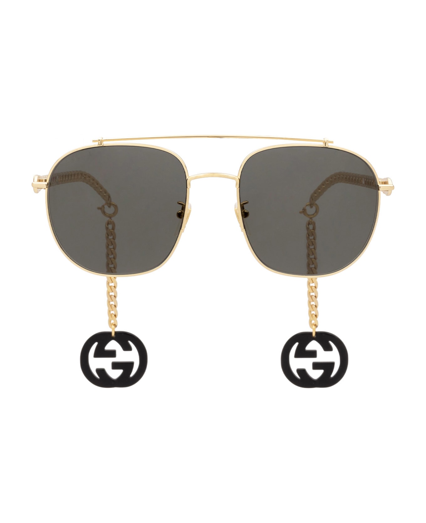 Gucci Gucci Gg0727s Gold Sunglasses - 1