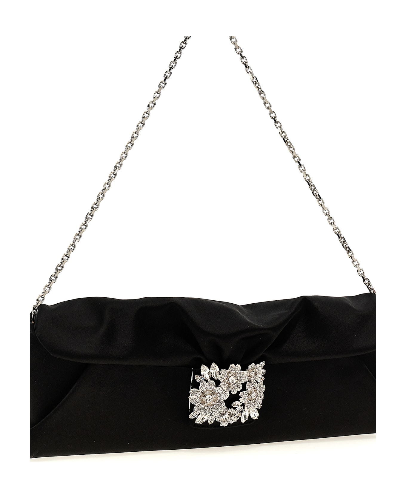 Roger Vivier 
efflorescence
 Clutch - Black