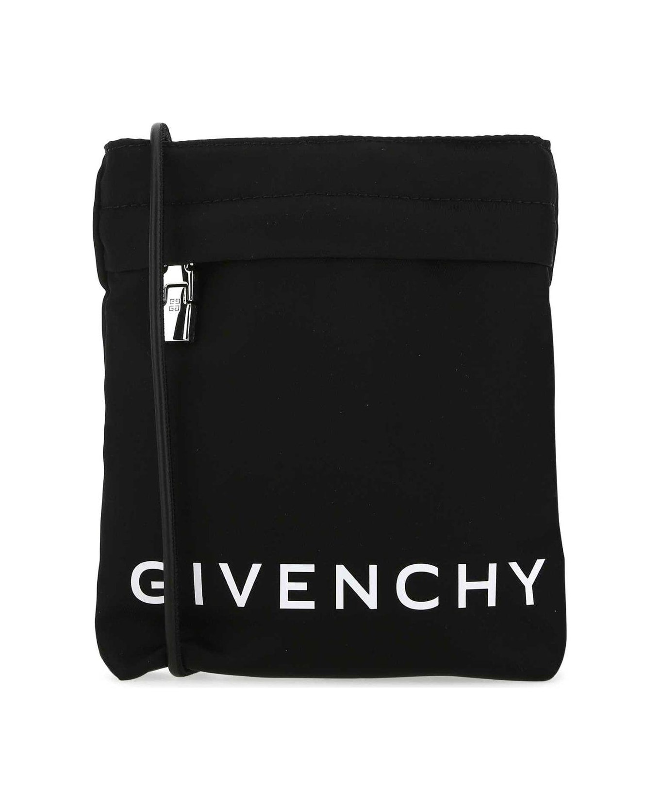 Givenchy Logo Printed Iphone Pouch - Black バッグ