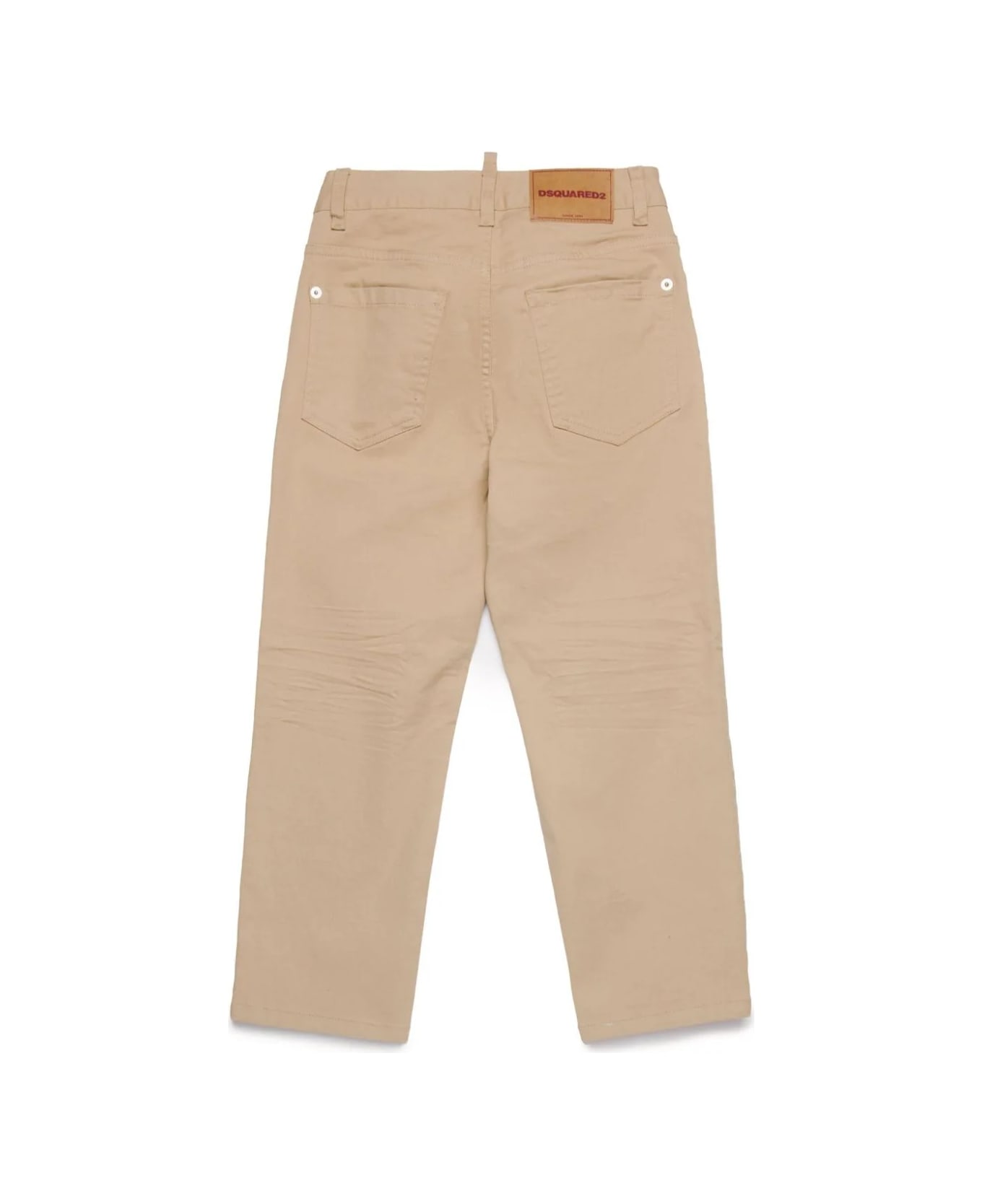 Dsquared2 Jeans Con Logo - Beige ボトムス