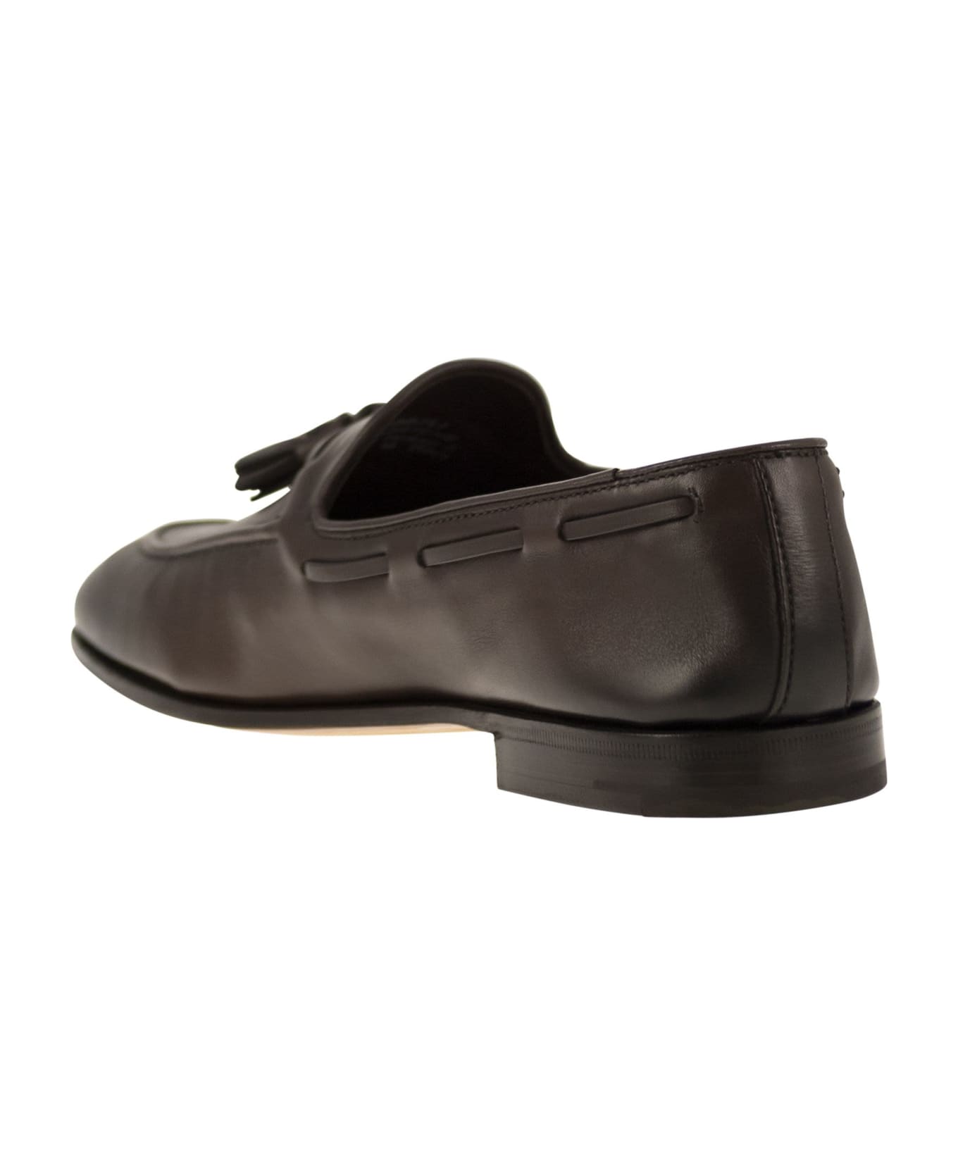 Church's Brushed Calf Leather Loafer - Brown