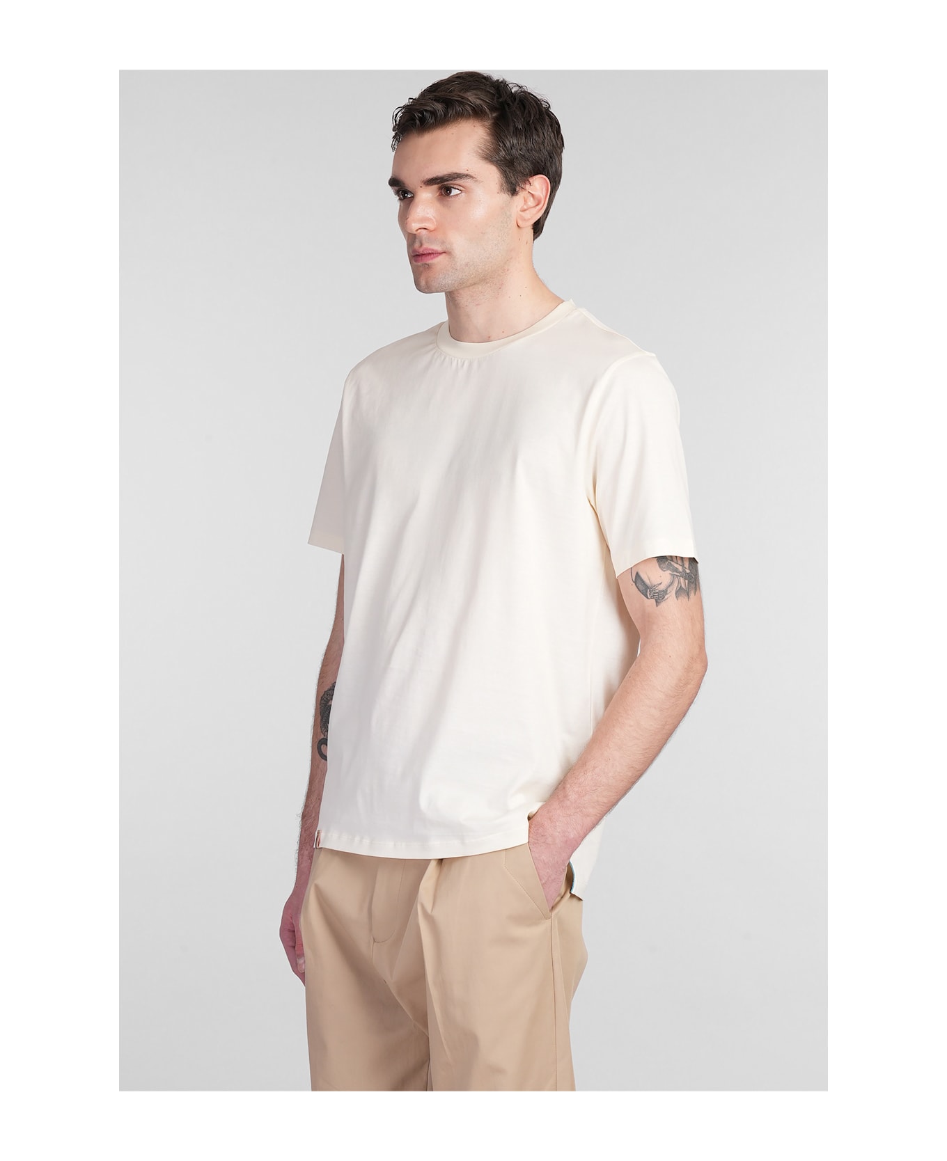 Paul Smith T-shirt In Beige Cotton - beige