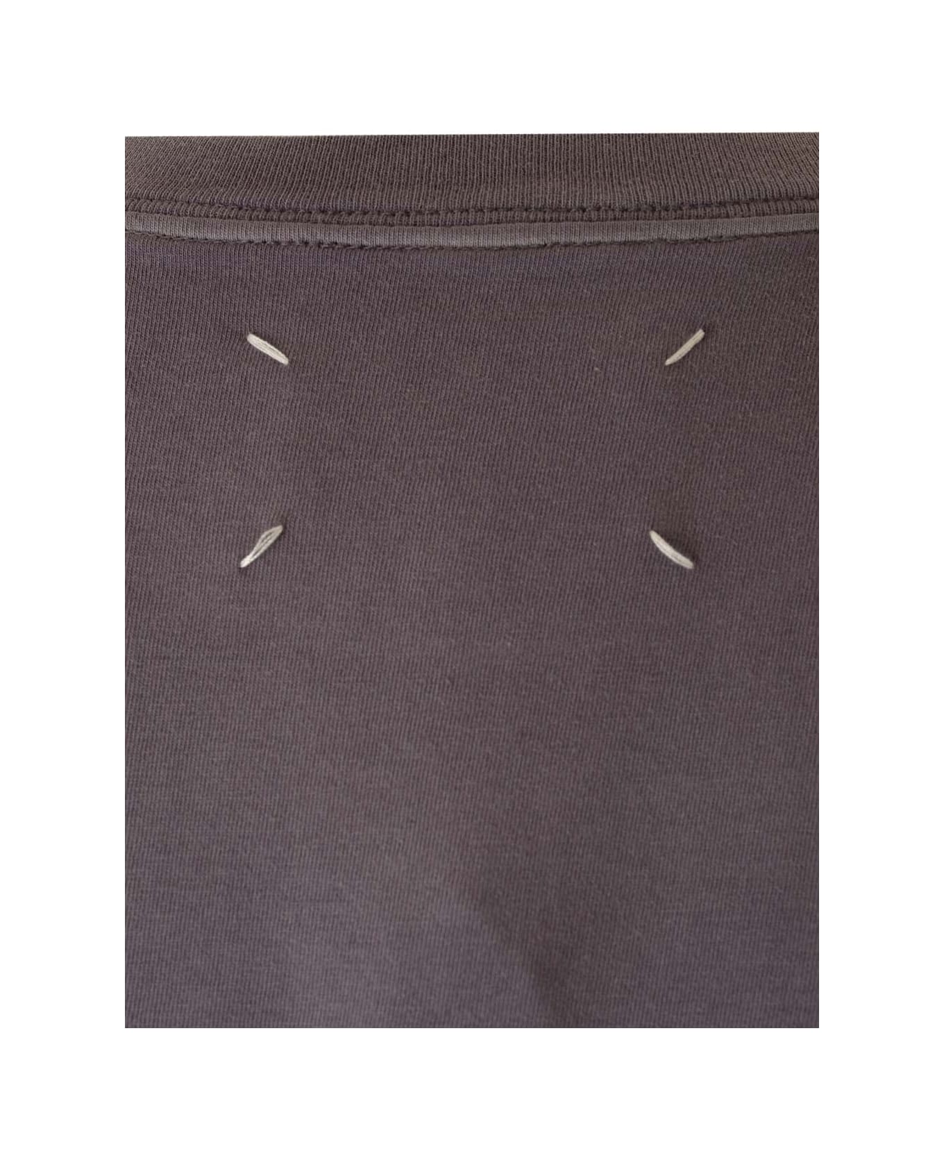 Maison Margiela Long T-shirt - Aubergine