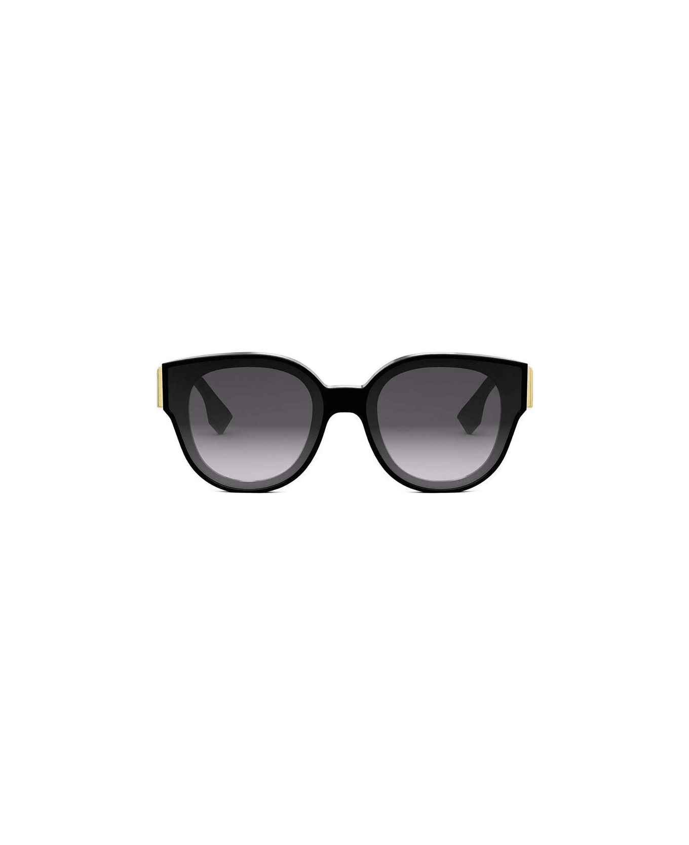 Fendi Eyewear Panthos Frame Sunglasses - 01b