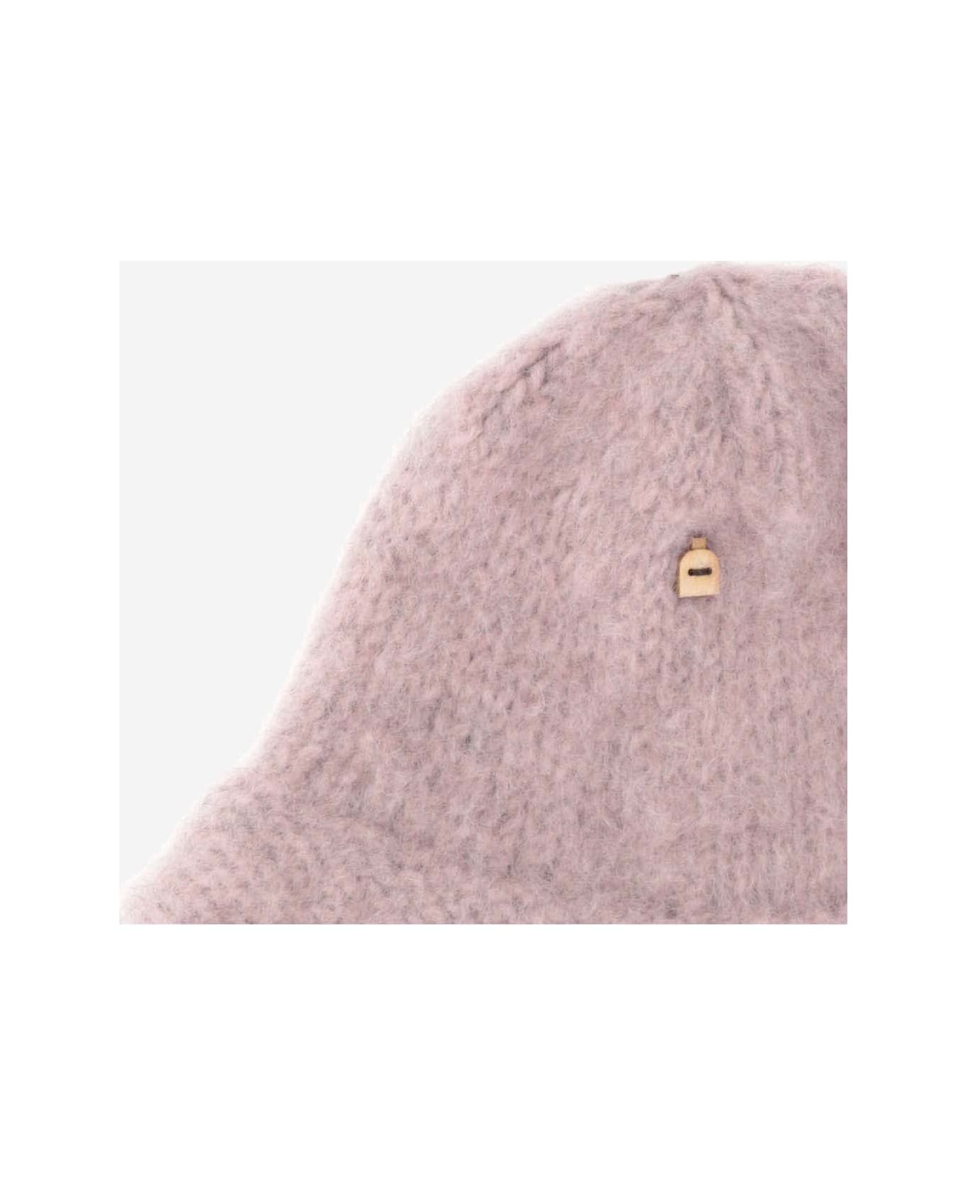 Myssy Wool Bucket Hat - ROSA /NERO