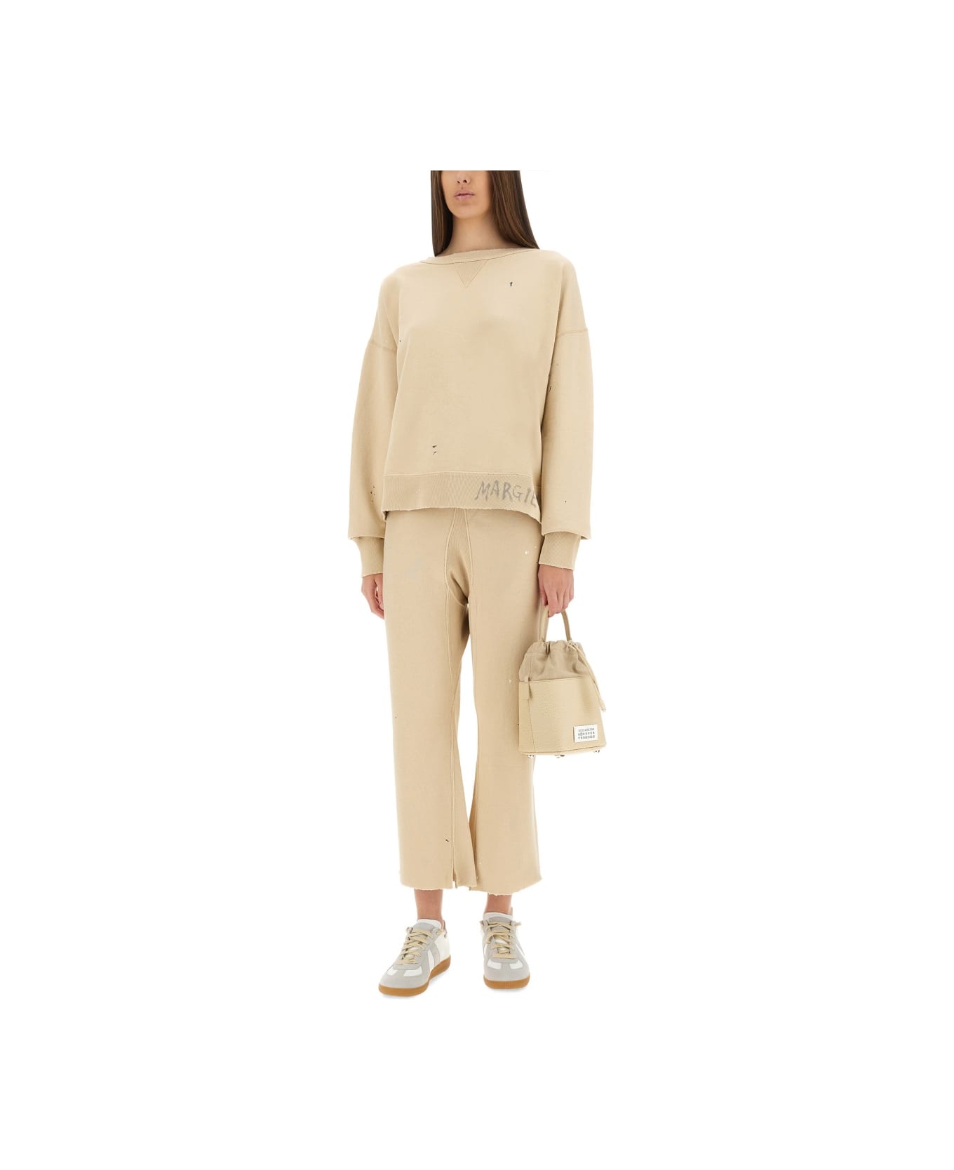 Maison Margiela Cotton Pants - Beige