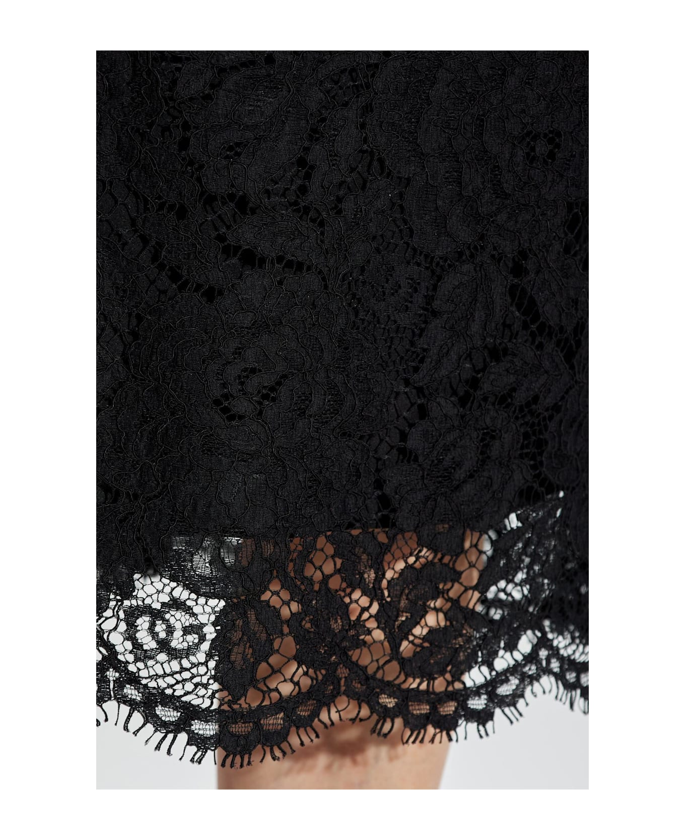 Dolce & Gabbana Lace Skirt - NERO