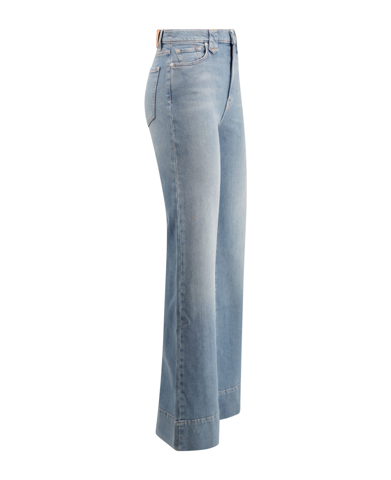 7 For All Mankind High-waisted Flared Jeans - Denim