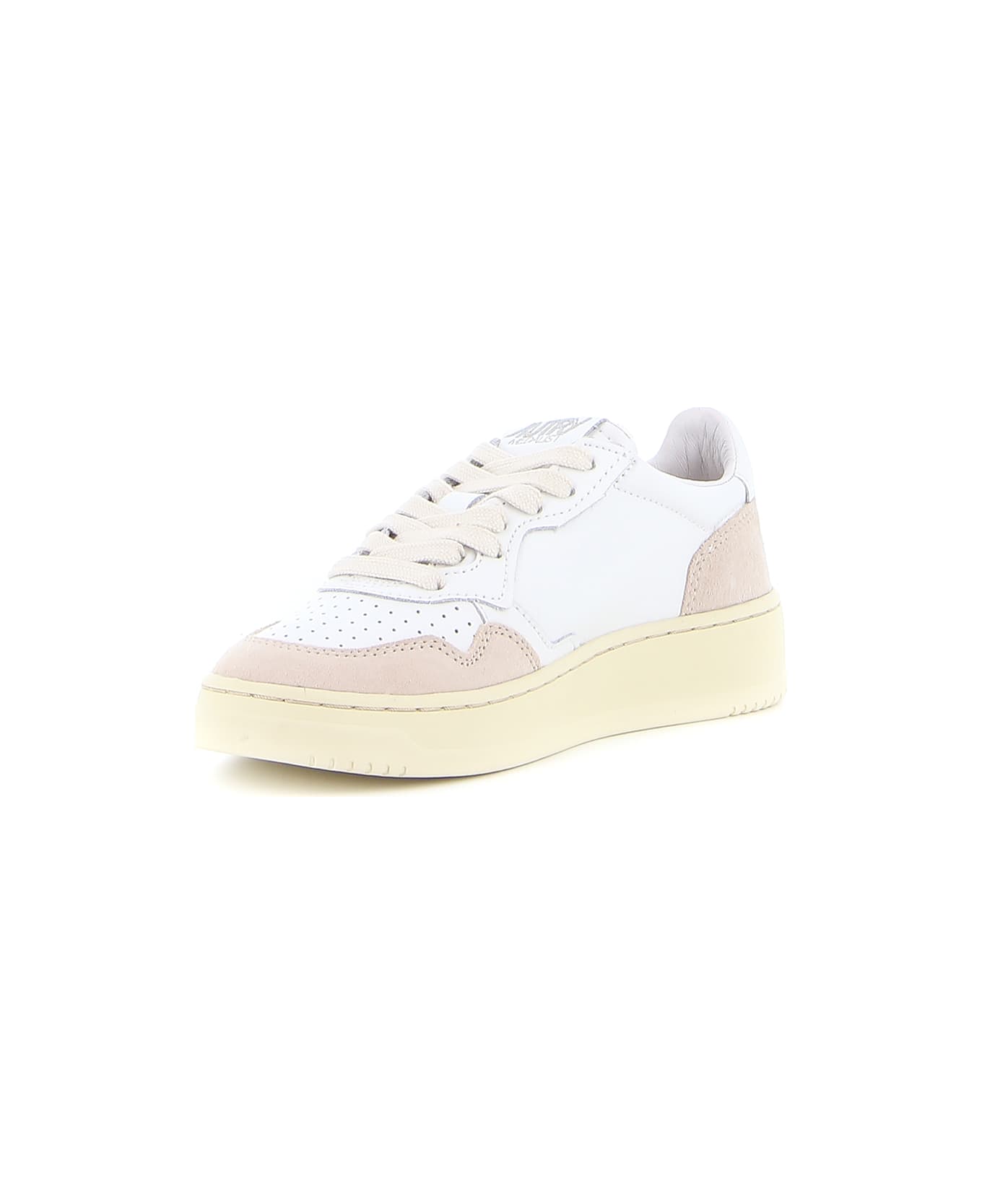Autry Medalist Lowleat Suede White - White スニーカー