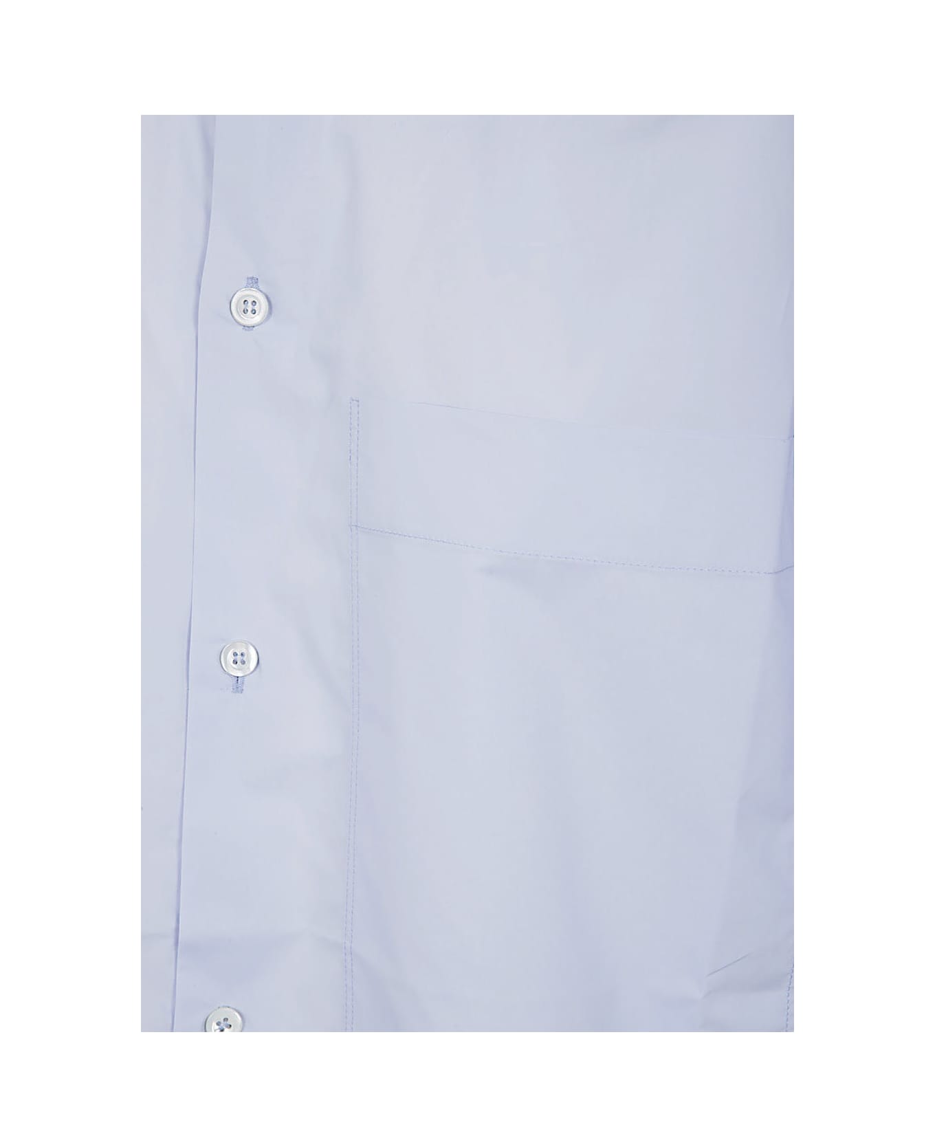 Sofie d'Hoore Short Sleeve Shirt With Front Placket - Waterfall