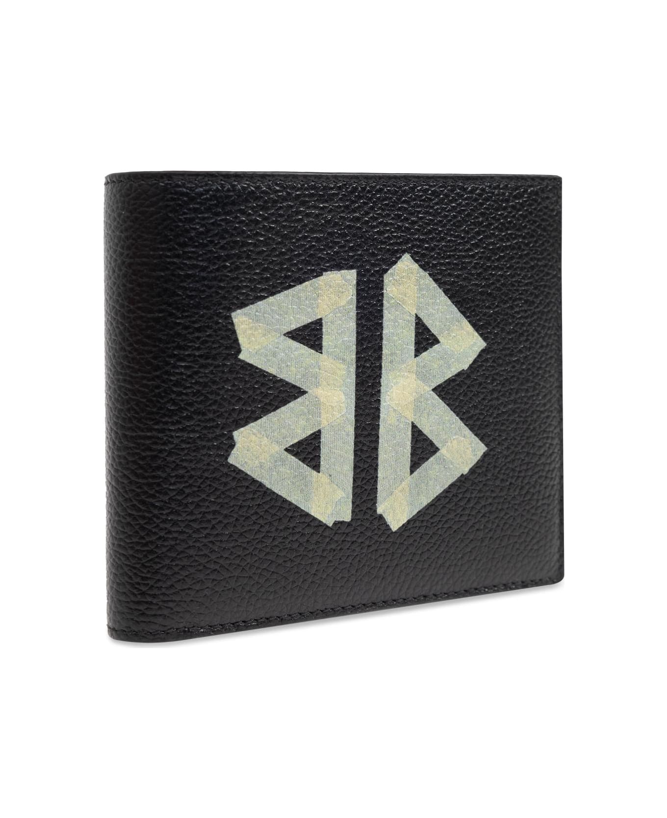 Balenciaga Leather Wallet - Black