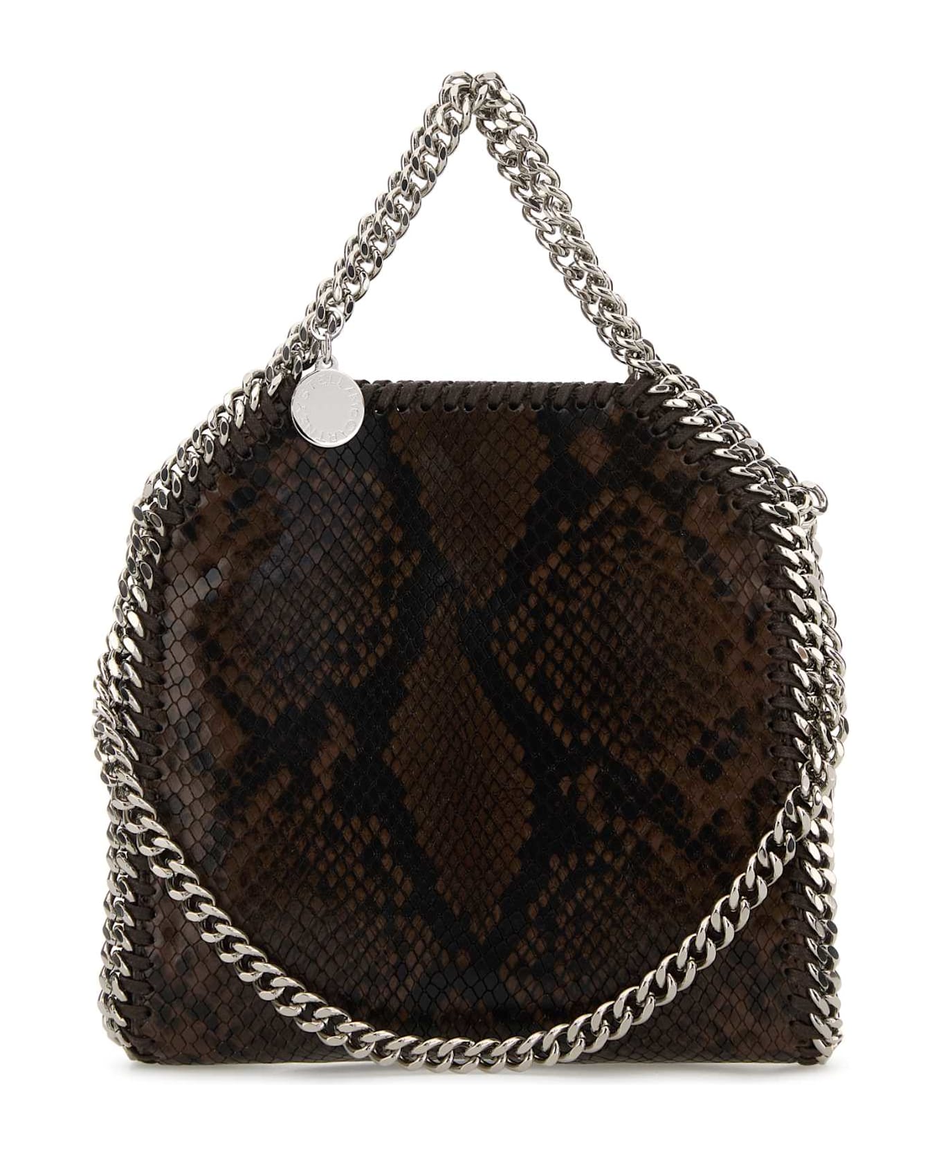 Stella McCartney Printed Shaggy Deer Micro Falabella Handbag - ESPRESSO