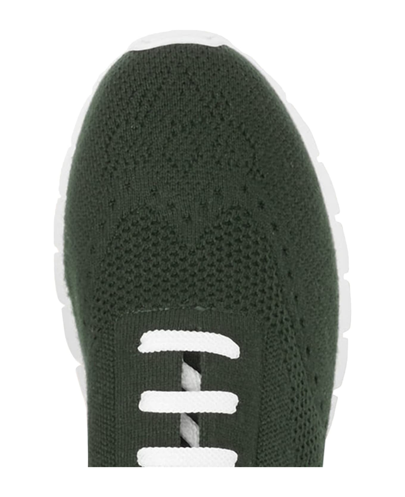 Kiton Sneakers Shoes Cashmere - PINE GREEN スニーカー