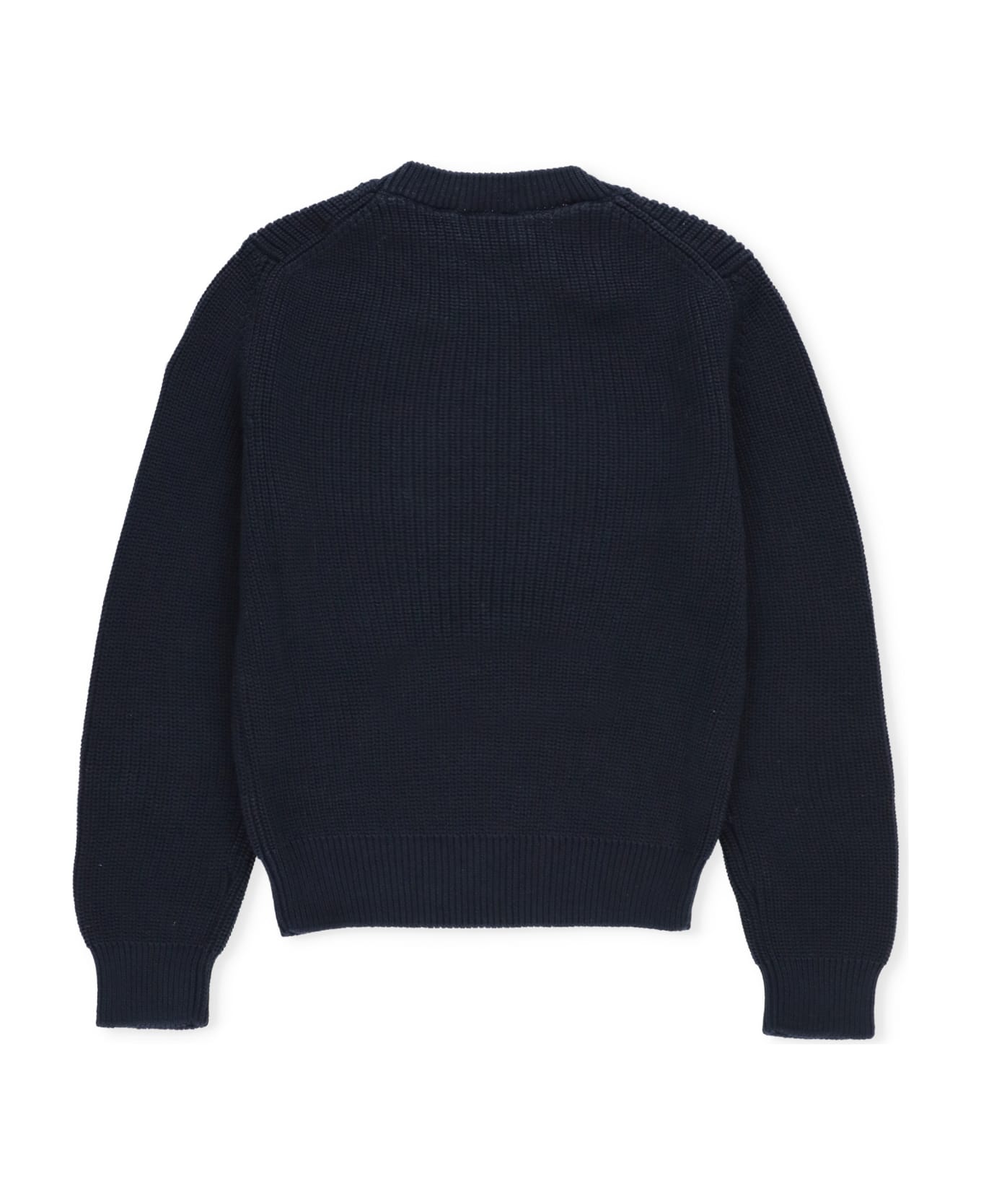 Moncler Cotton Sweater - Blue ニットウェア＆スウェットシャツ
