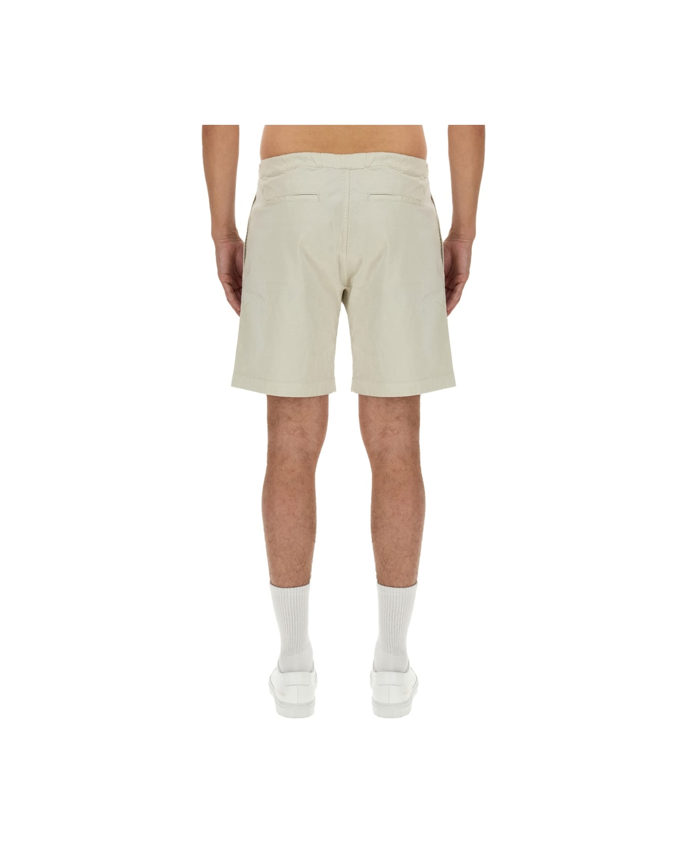 Woolrich Cotton Bermuda Shorts - WHITE