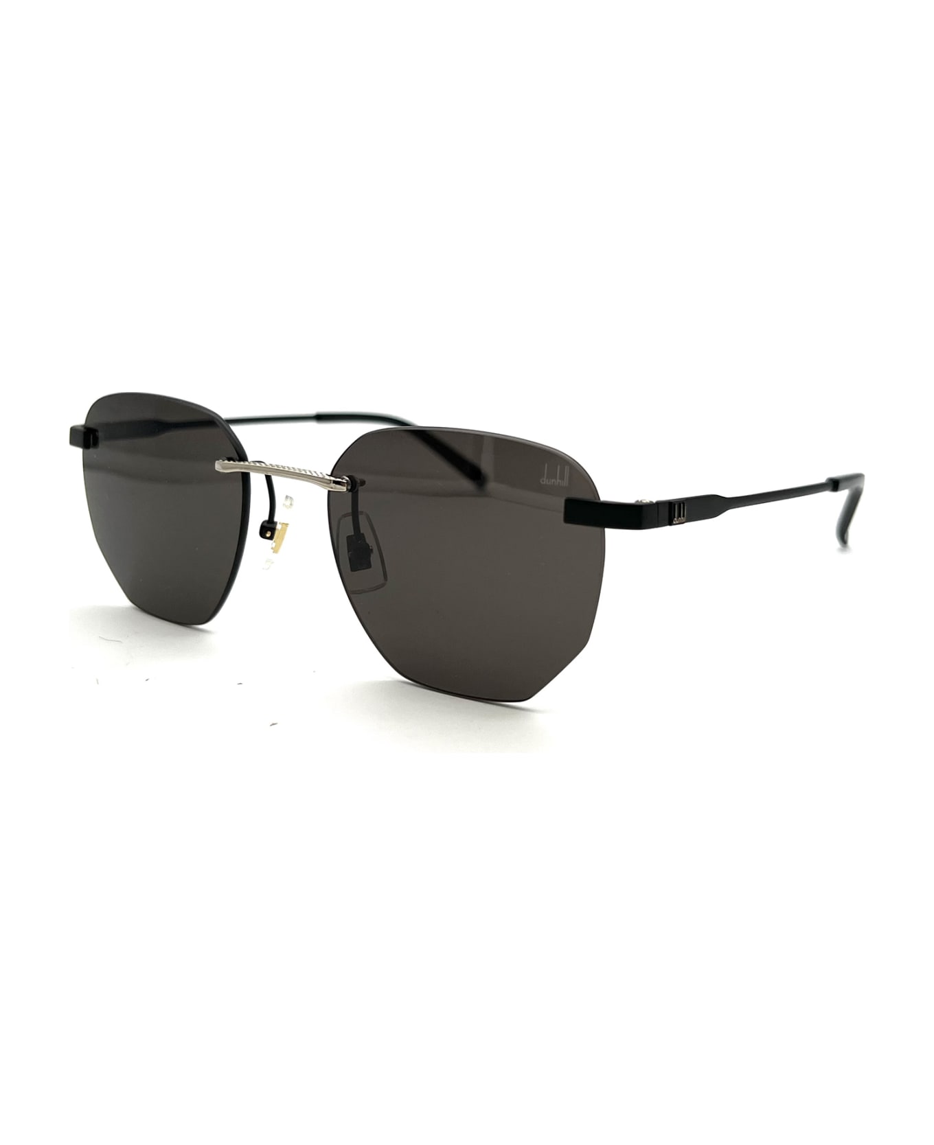 Dunhill DU0066S Sunglasses - Black Black Grey