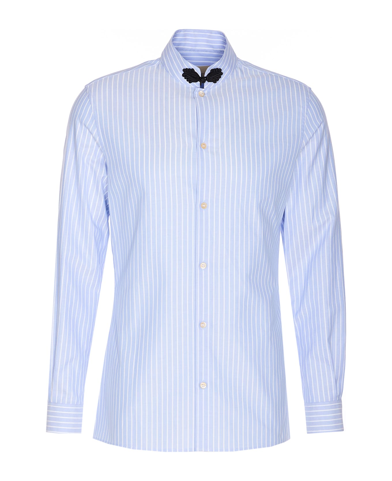 Valentino Garavani Toggle Oxford Shirt - Blue