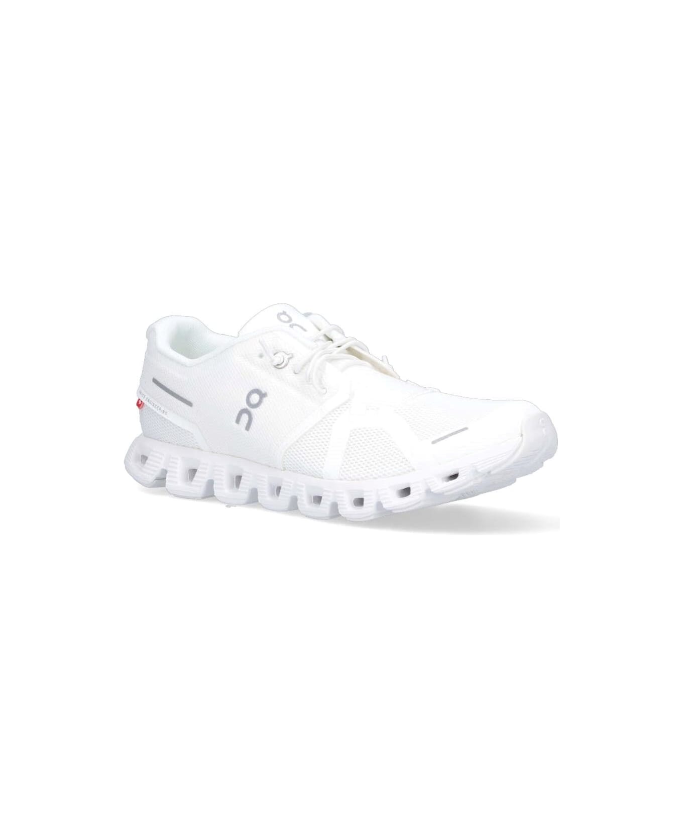 ON 'cloud 5' Sneakers - Undyed White  White スニーカー