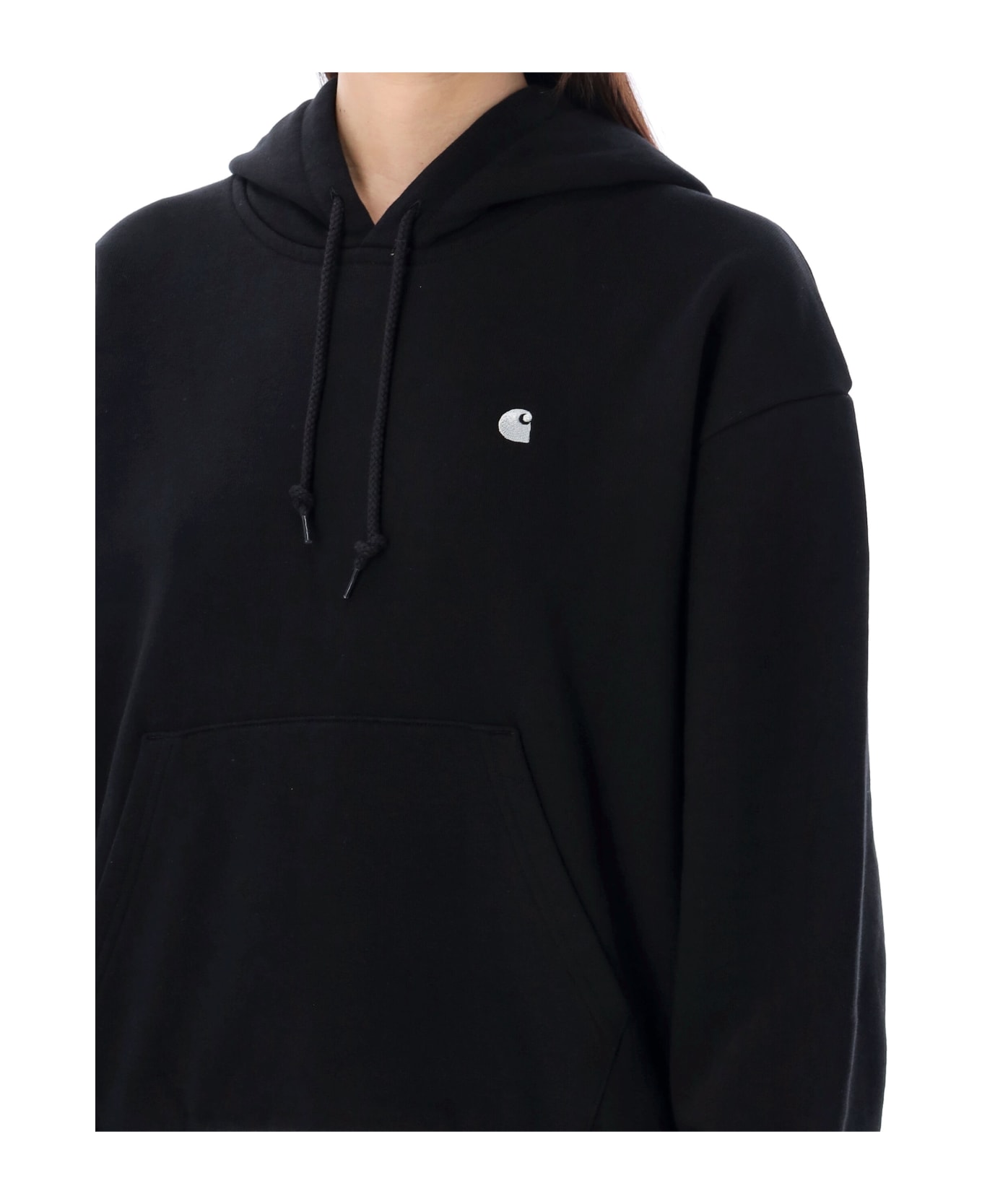 Carhartt W' Hooded Casey Sweatshirt - BLACK