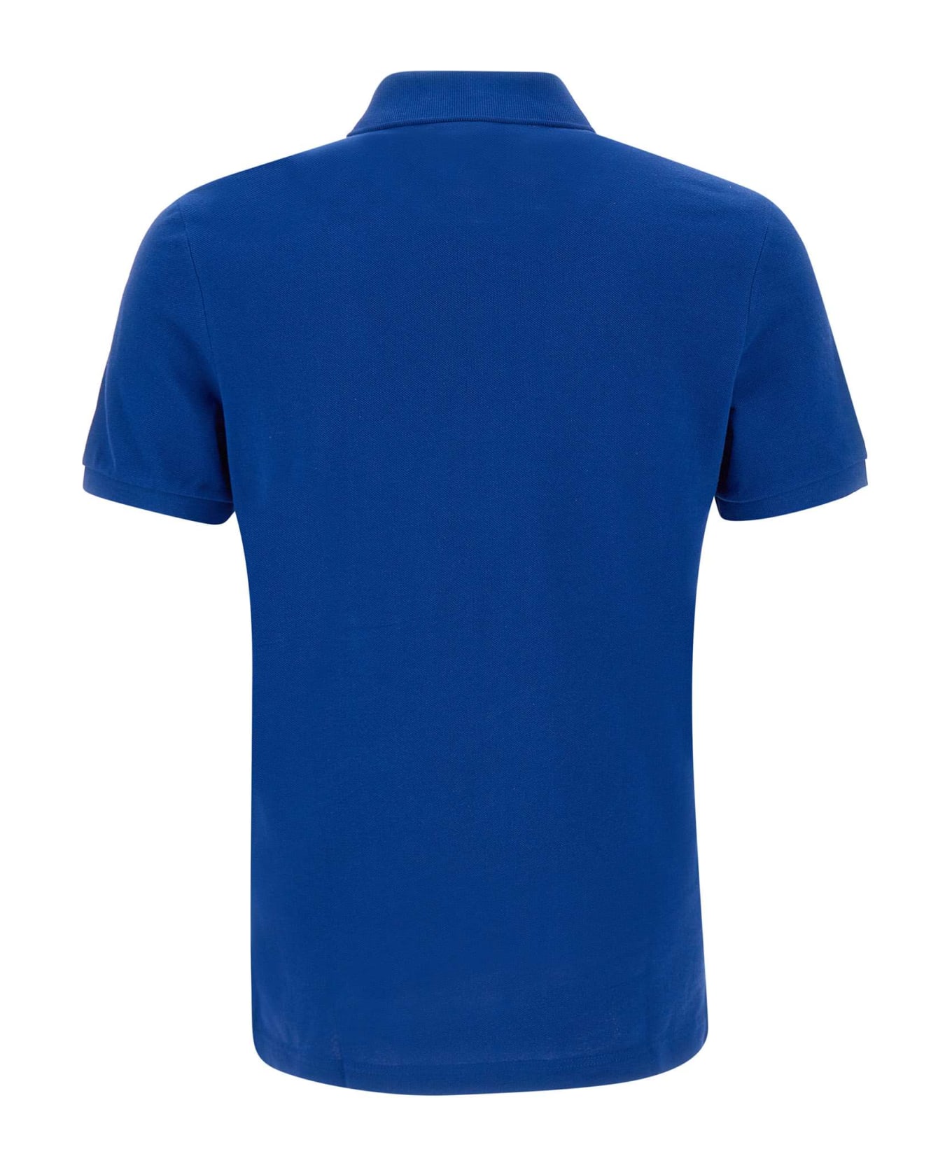 Lacoste Piquet Cotton Polo Shirt - BLUE