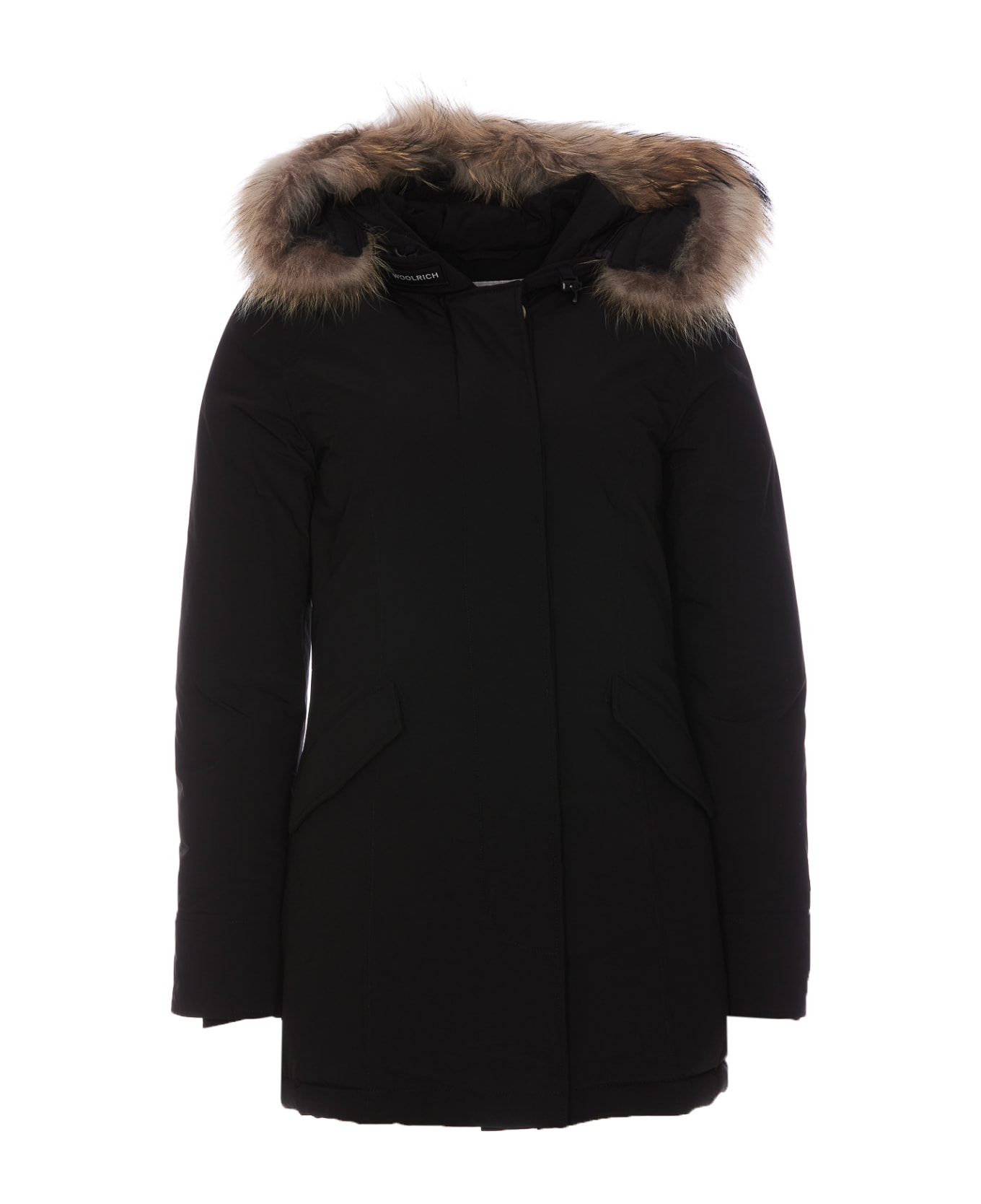 Woolrich Artic Raccoon Parka Jacket - Black