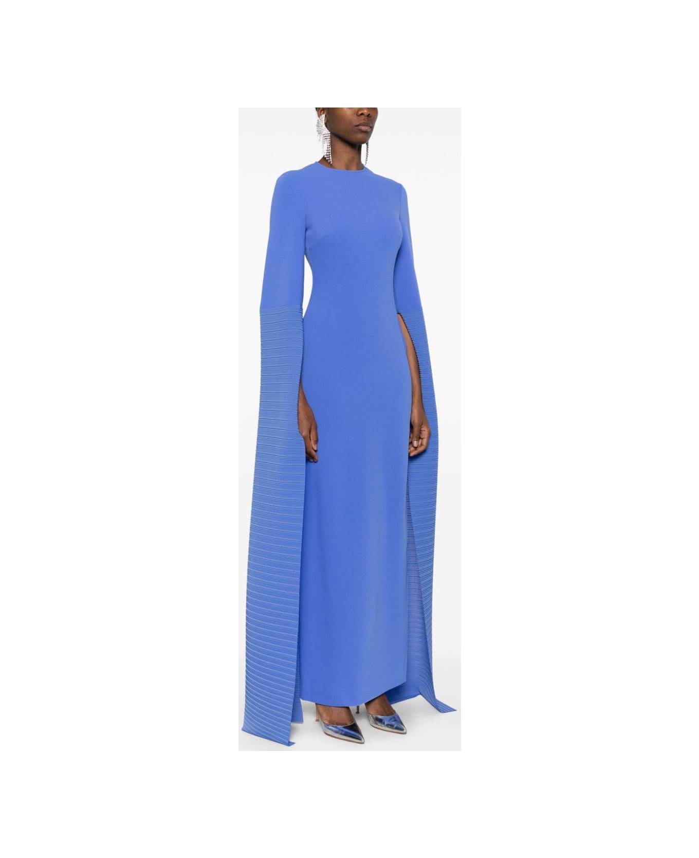 Solace London Naomi Maxi Dress - Blue