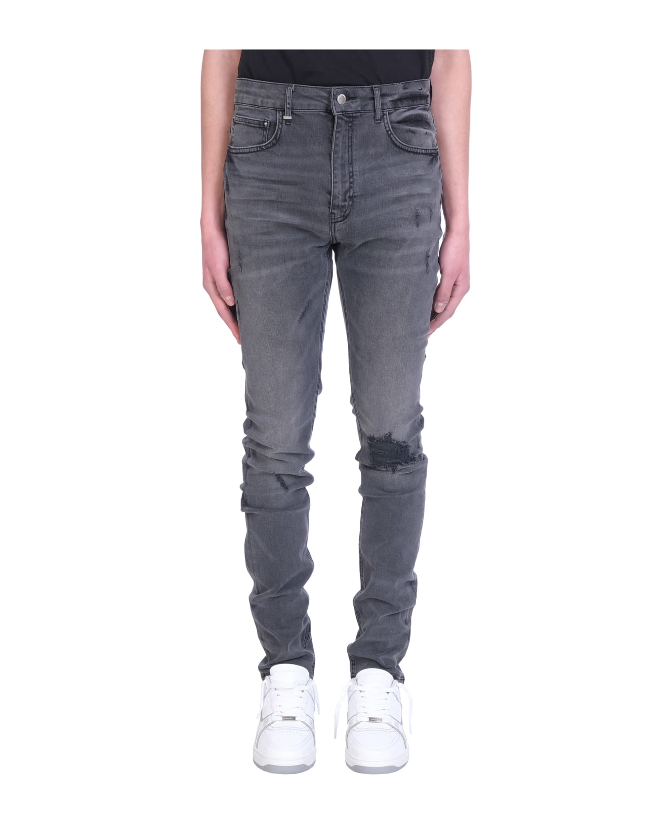 Maison Flaneur Jeans In Black Cotton | italist