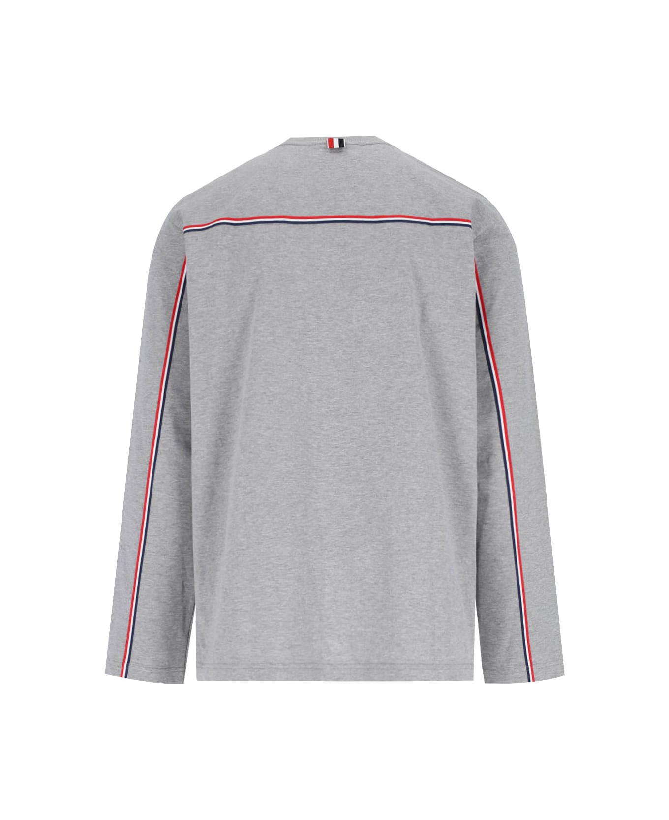 Thom Browne Logo T-shirt - Gray