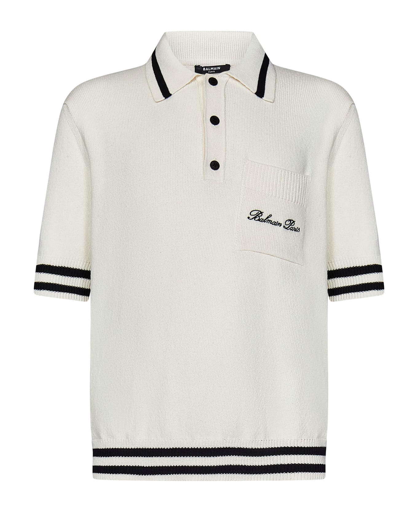 Balmain Paris Polo Shirt - White