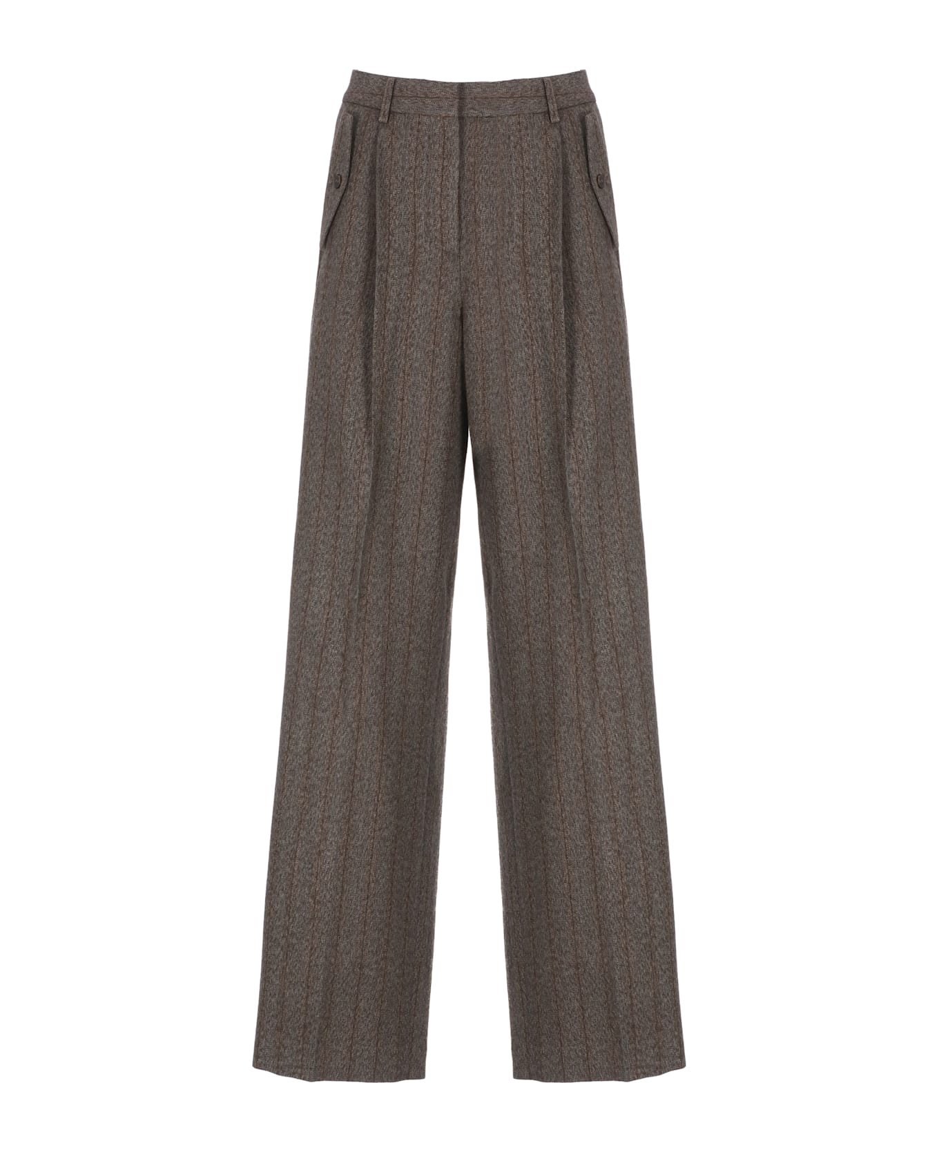 Golden Goose Wool Pants - Brown