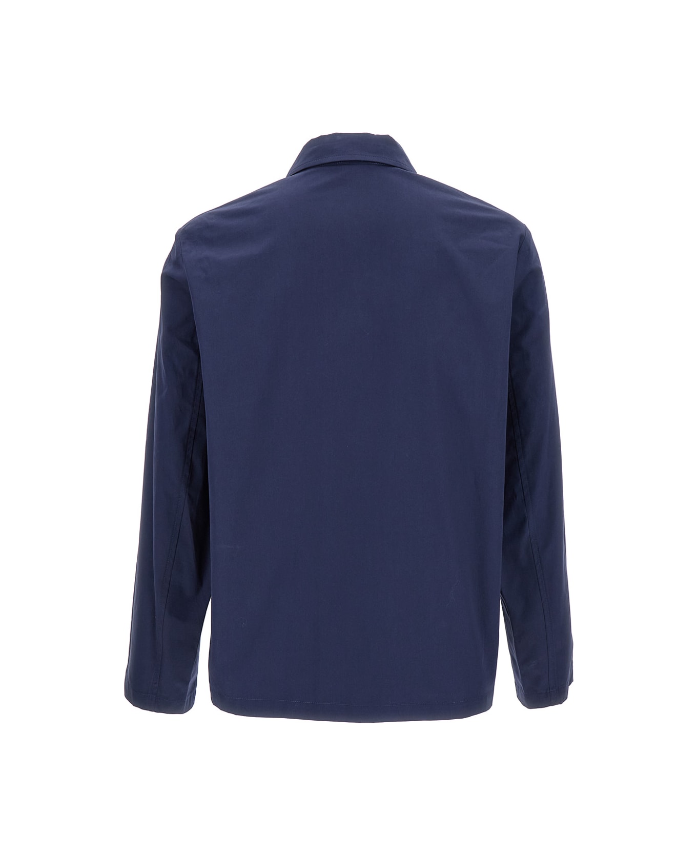 A.P.C. Jacket-shirt With Front Pocket - Blu シャツ