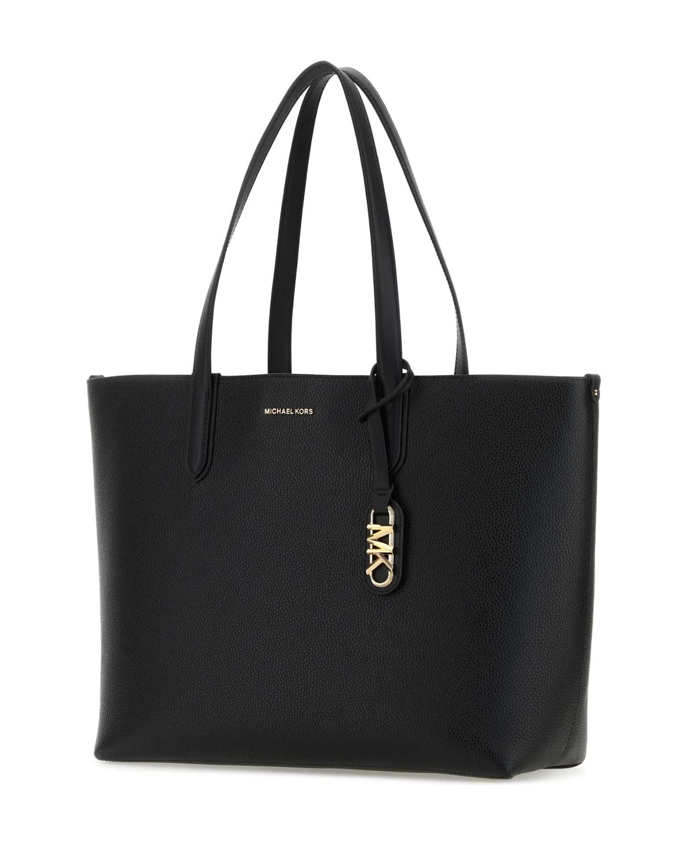 Michael Kors Black Leather Extra-large Eliza Shopping Bag - BLACK トートバッグ