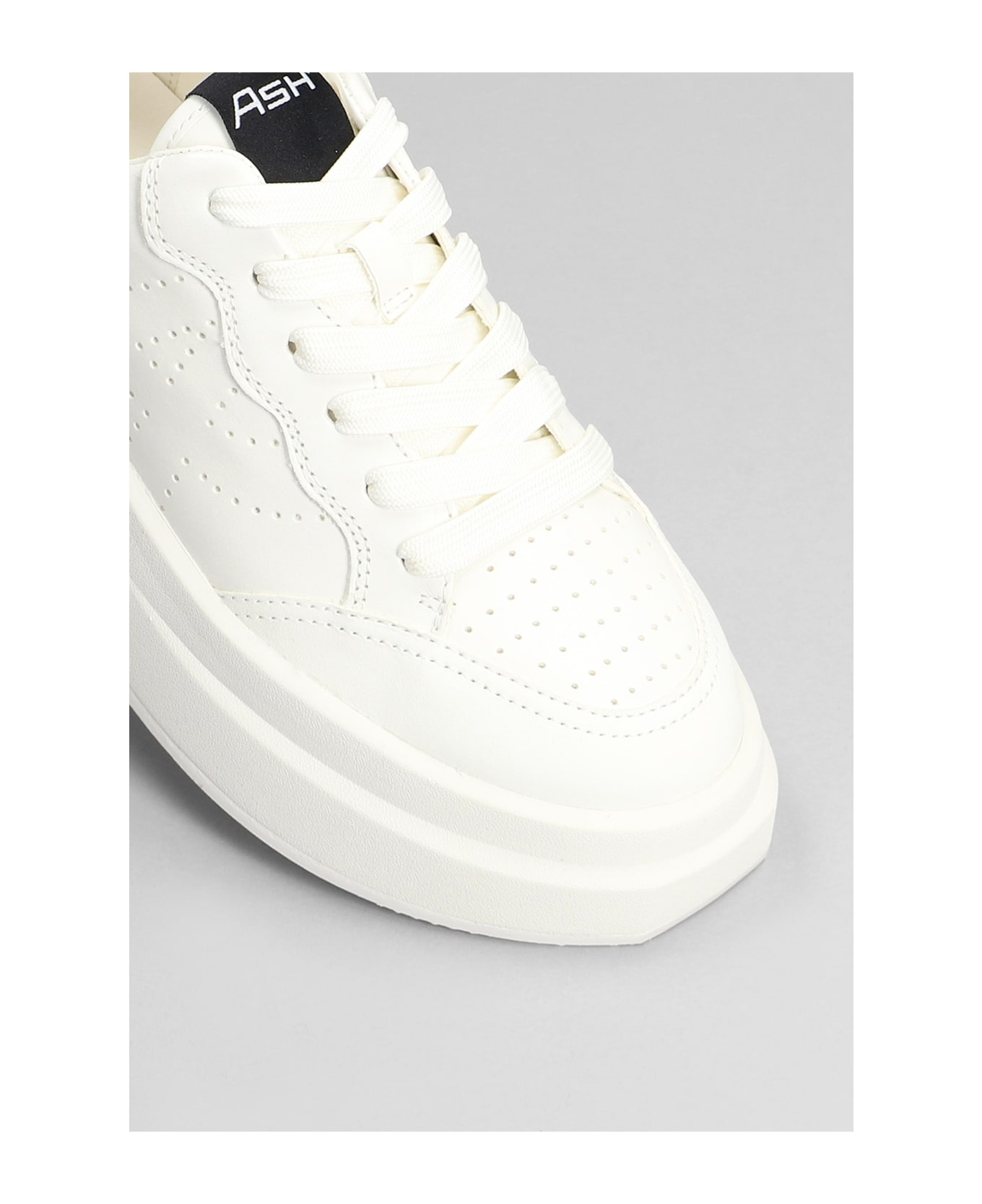 Ash Impuls Sneakers In White Leather - white