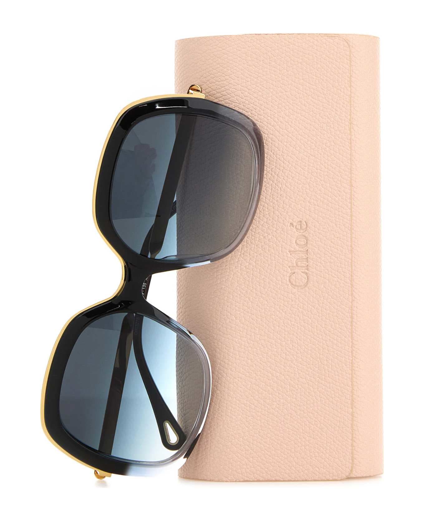 Chloé Black Acetate Sunglasses - GREYGOLDGREY