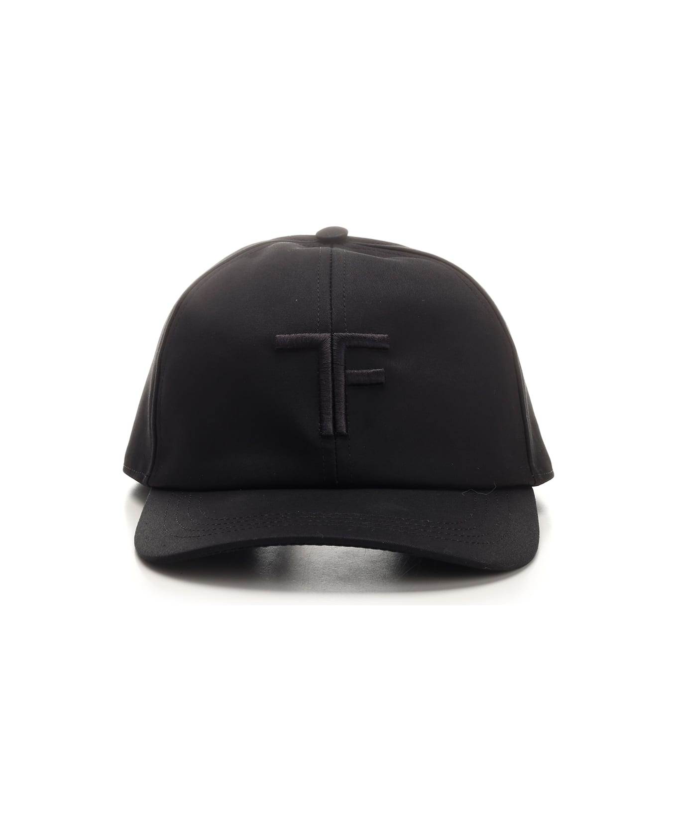Tom Ford Black Cap With Logo - Black