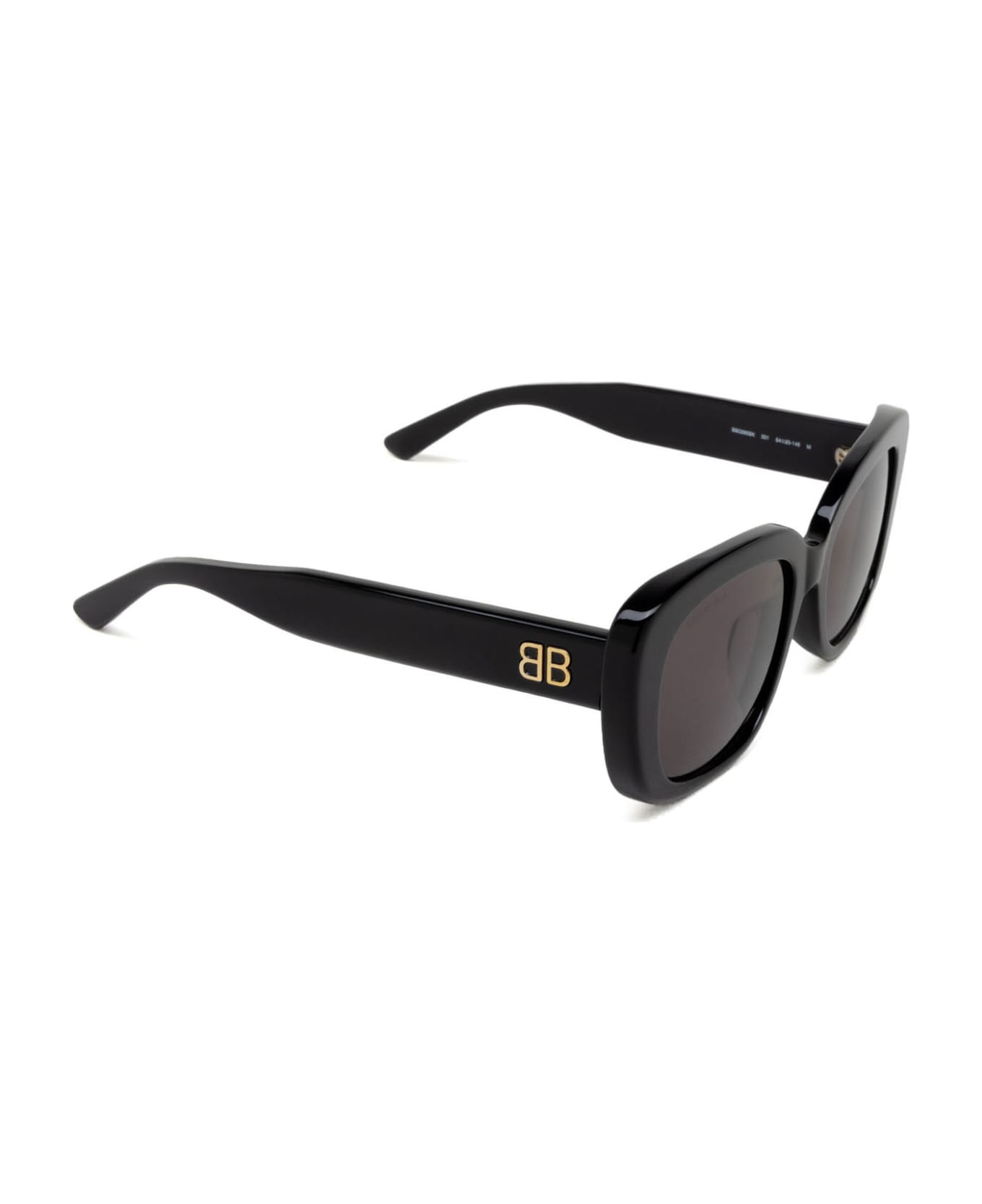 Balenciaga Eyewear Bb0295sk Sunglasses - 001 BLACK BLACK GREY