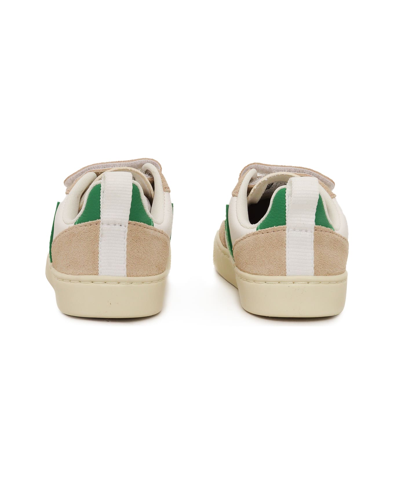 Veja Small V-10 Cf Ex-white_emeraude Sneakers - WHITE
